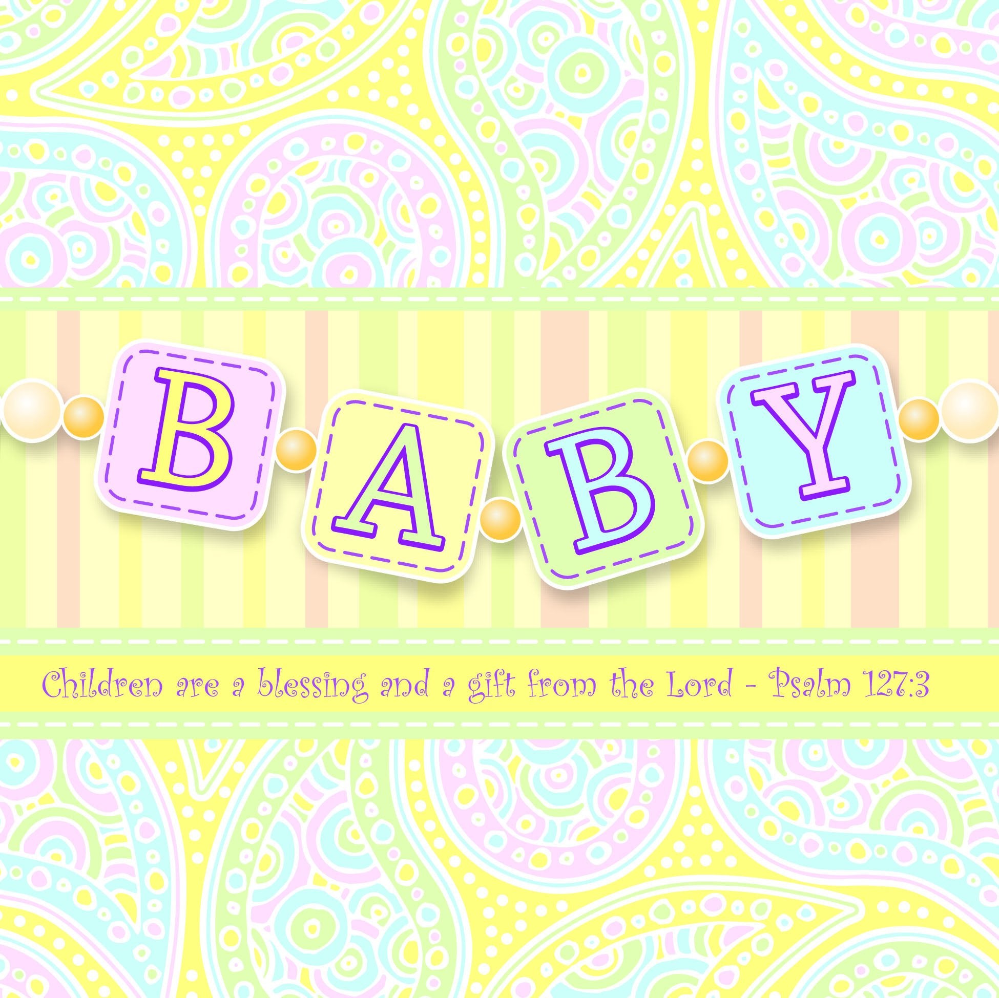 Divinity Boutique Napkin: Baby-Gift From The Lord (6 Pack)