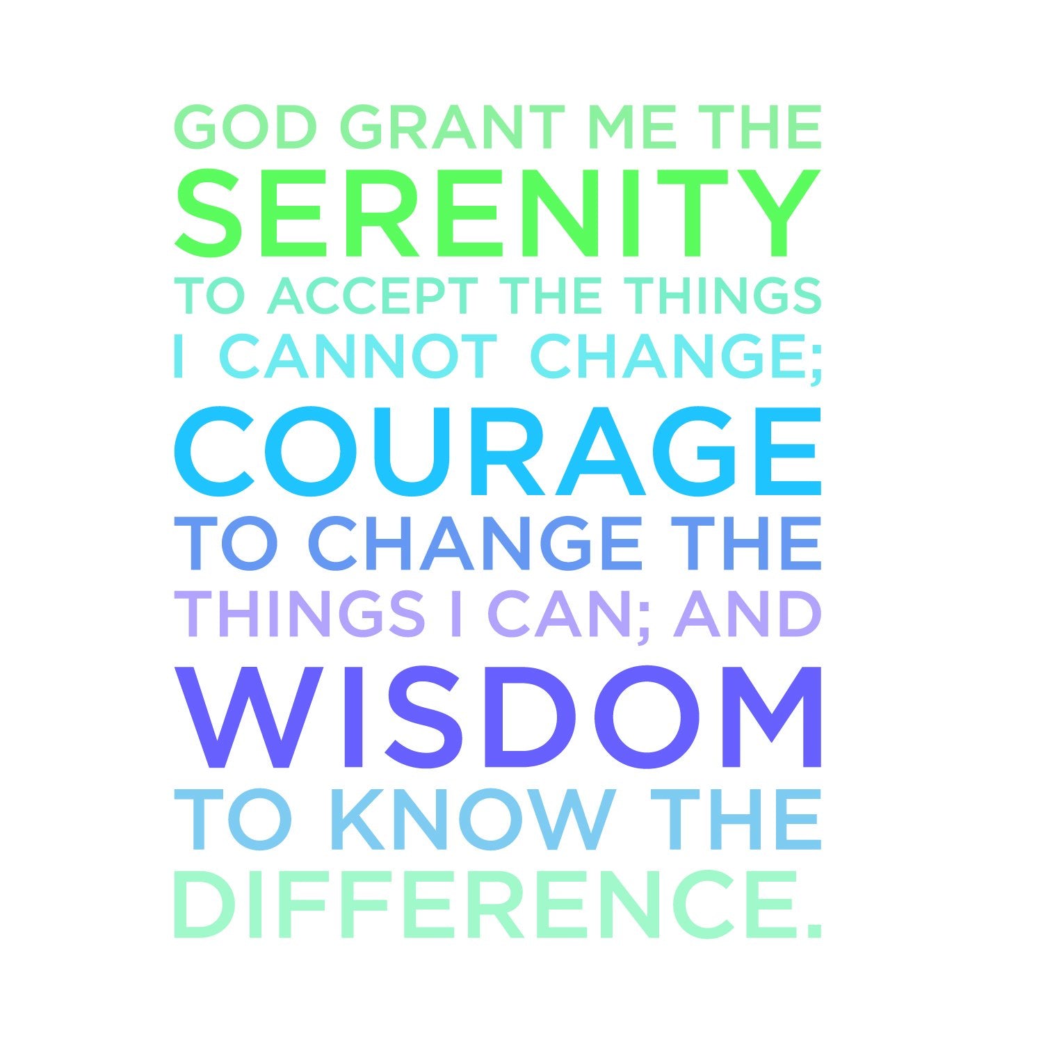 Divinity Boutique Napkin (Cocktail): Serenity Prayer (6Pk )