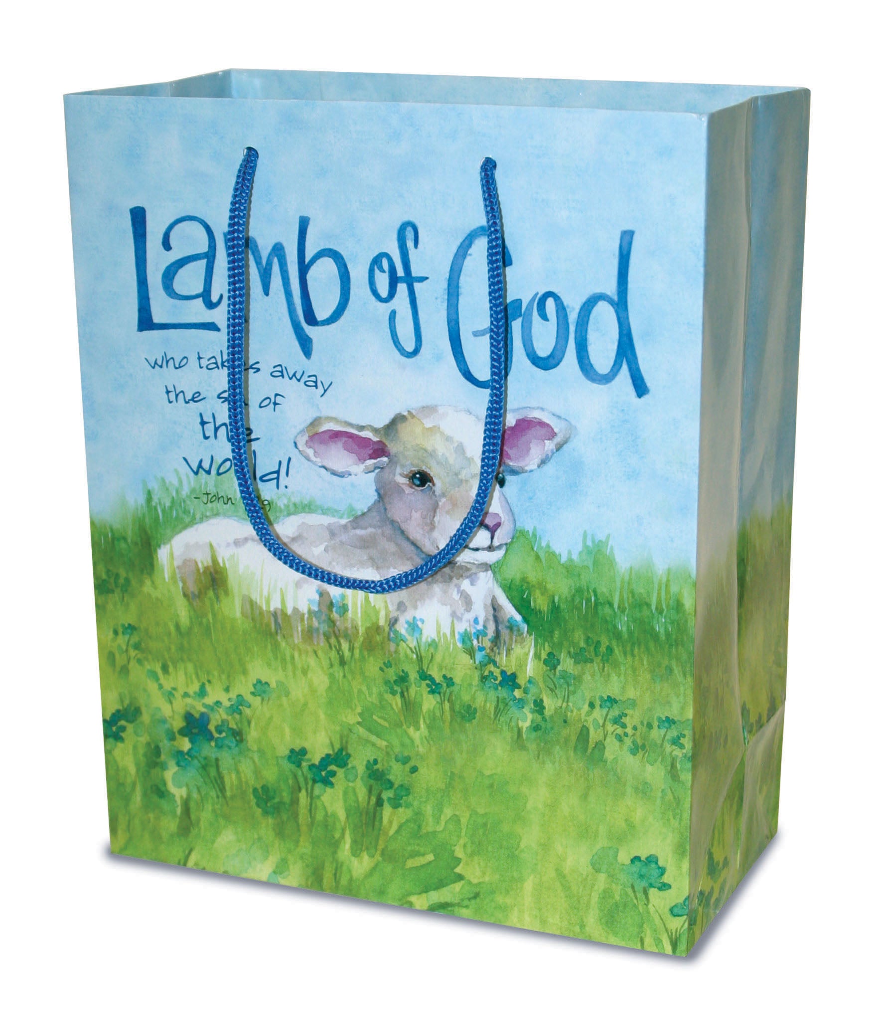 Gift Bag: Easter: Lamb of God - Medium: scripture (6pk)