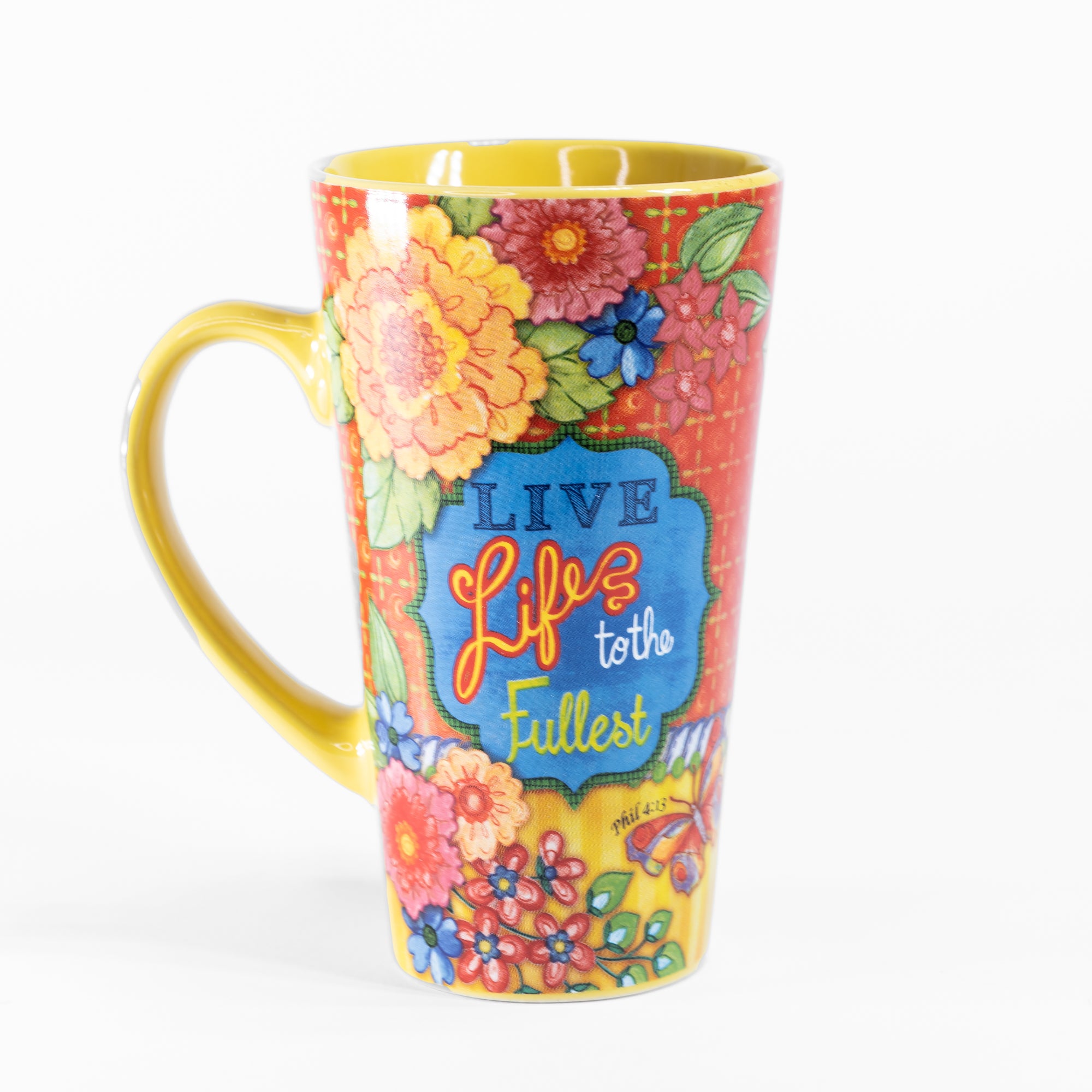 Stoneware Mug : Live Life