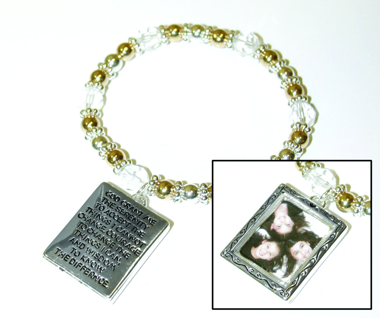 Divinity Boutique Rectangle Picture Frame Bracelet