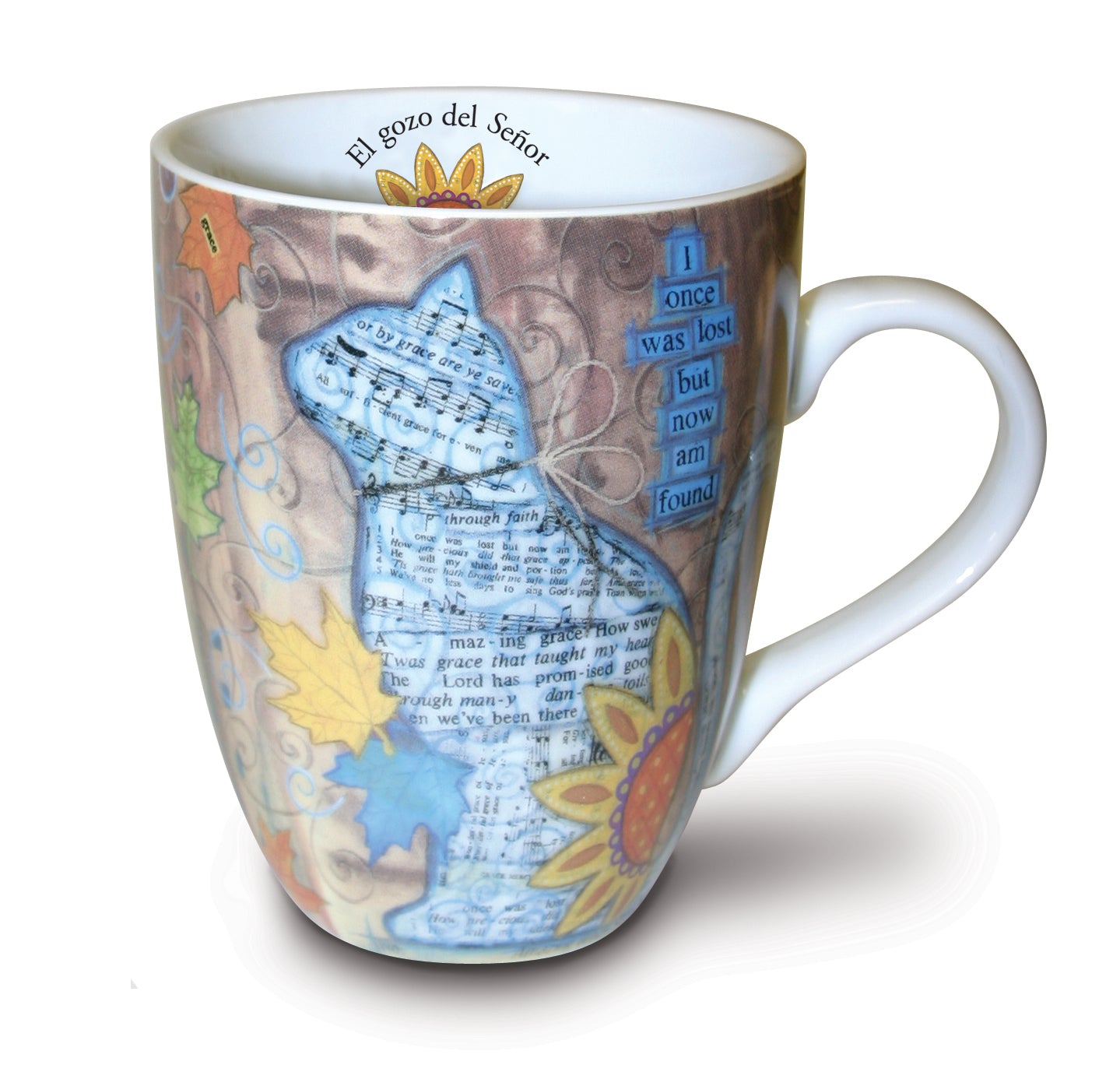 Spanish: Cermaic Mug -Autumn Cat, Nehemiah