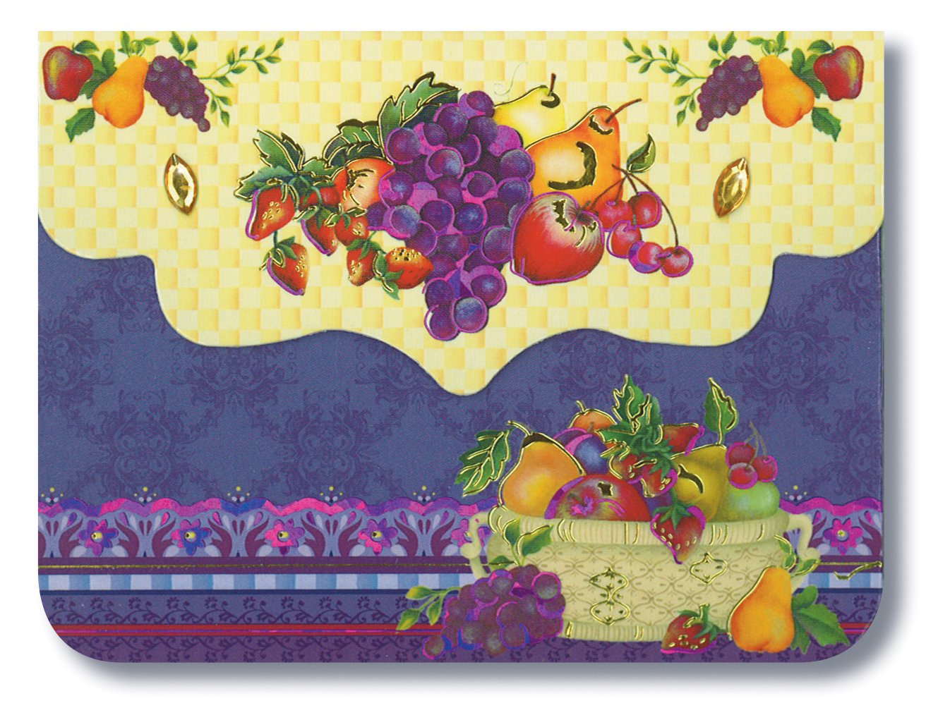 Divinity Boutique Purse Pad : Fruit Basket, Scripture