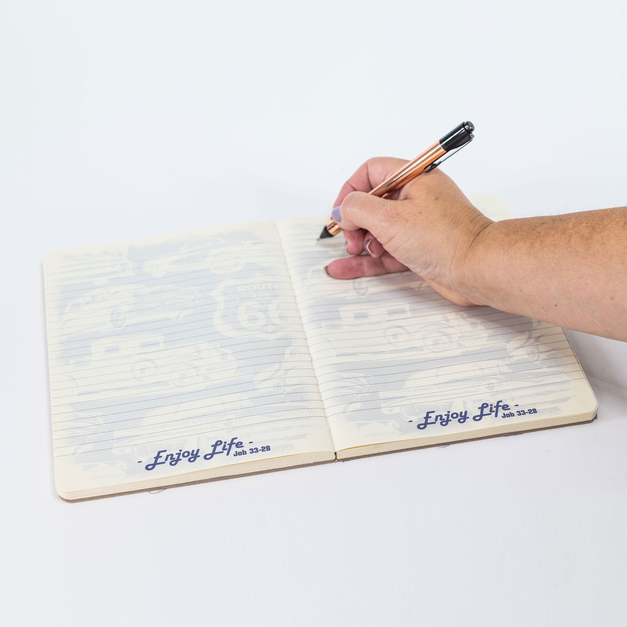 God's Garage: Canvas Journal, Enjoy Life