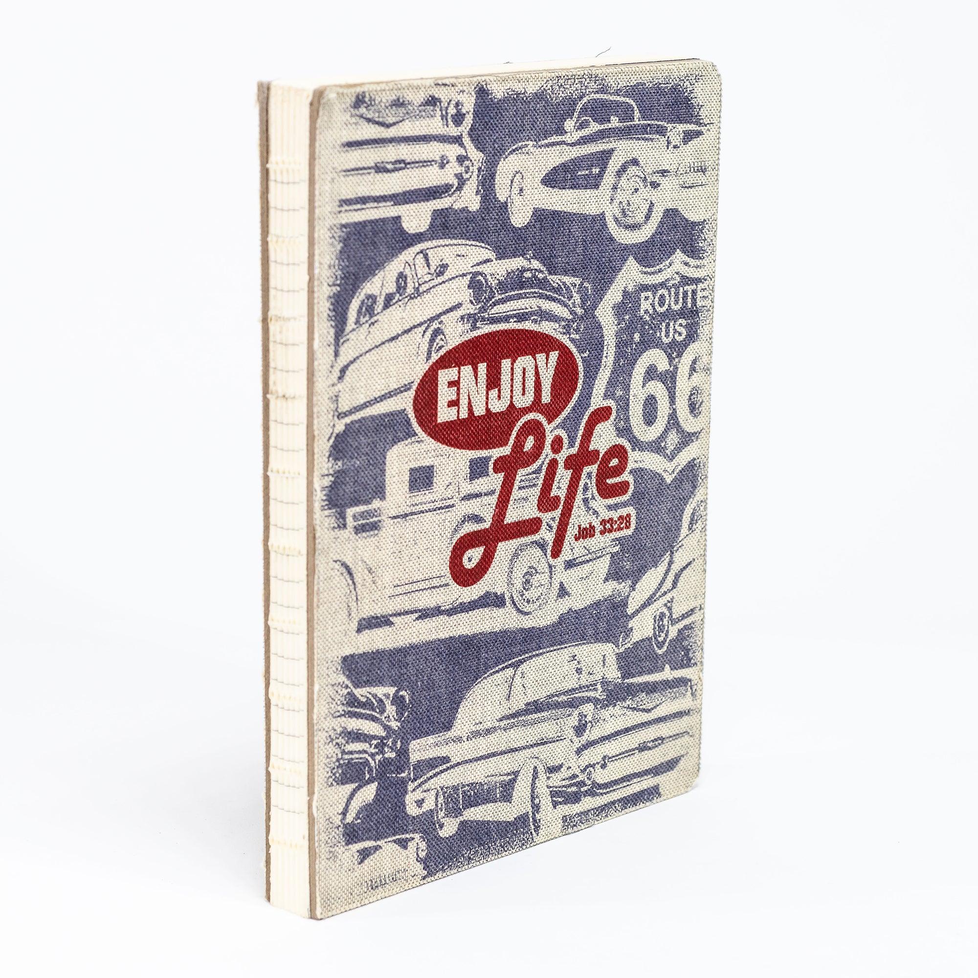 God's Garage: Canvas Journal, Enjoy Life