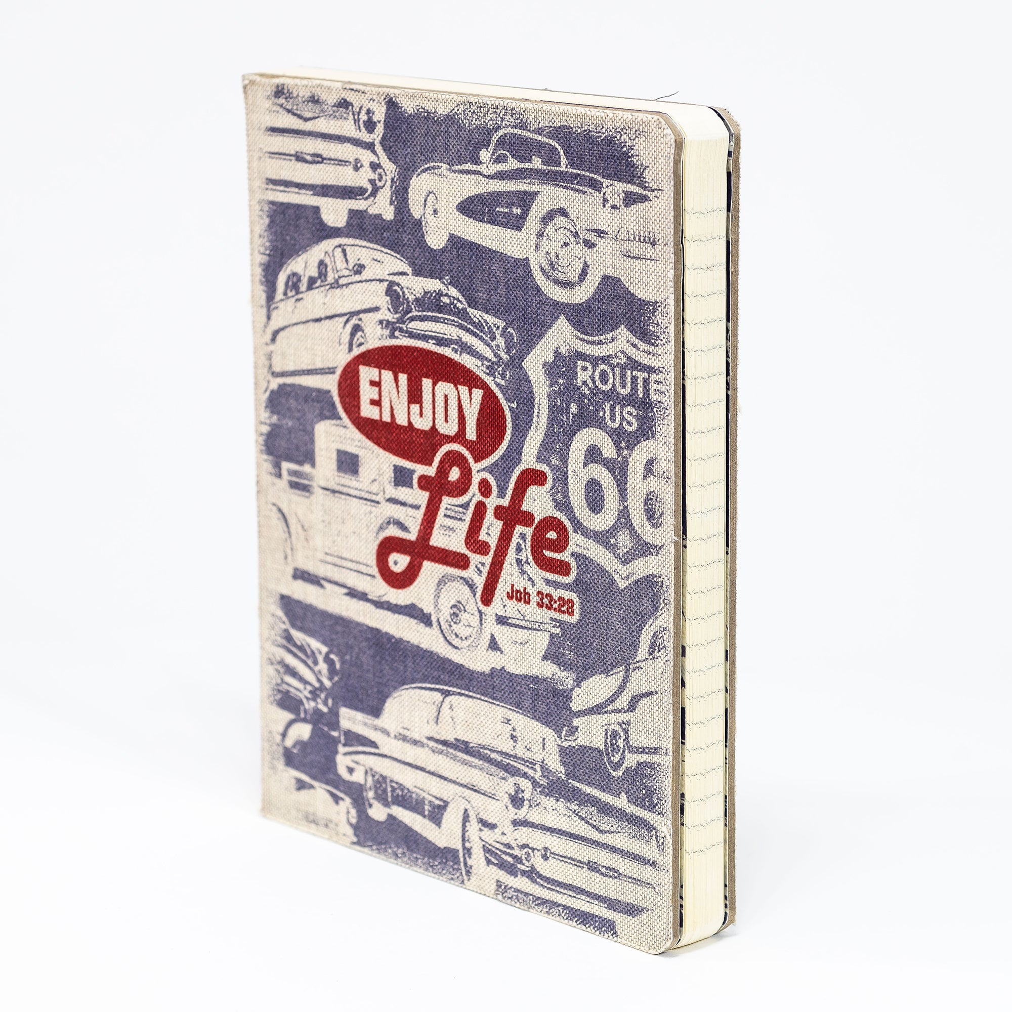 God's Garage: Canvas Journal, Enjoy Life