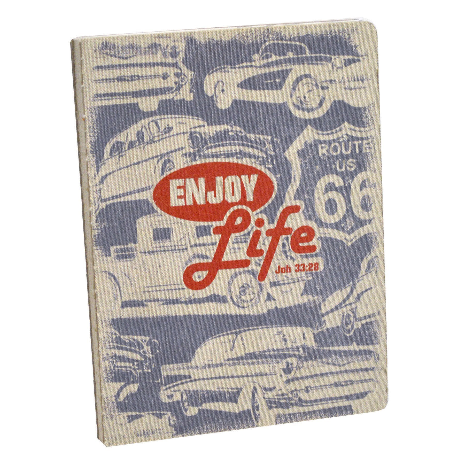 God's Garage: Canvas Journal, Enjoy Life