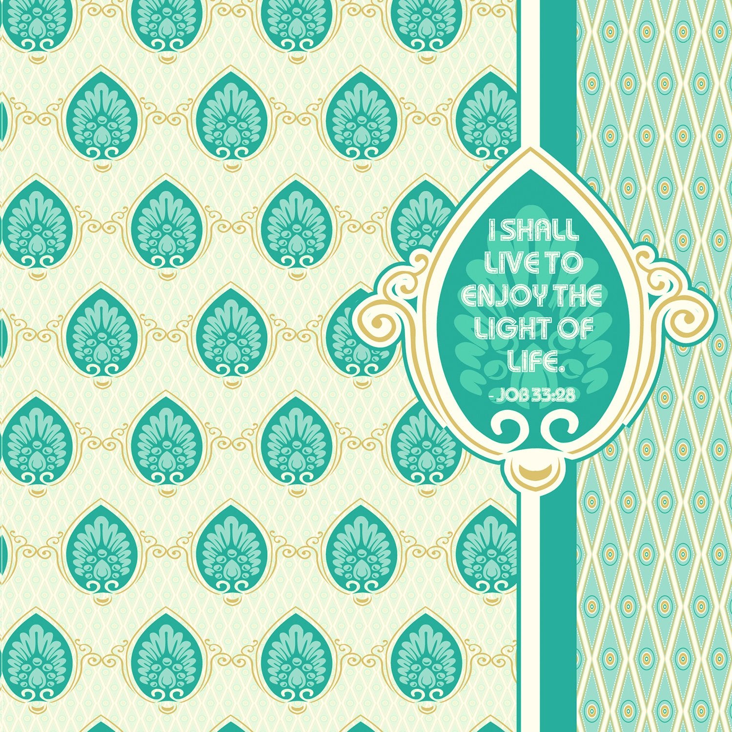 Divinity Boutique Napkin: I Shall Live.