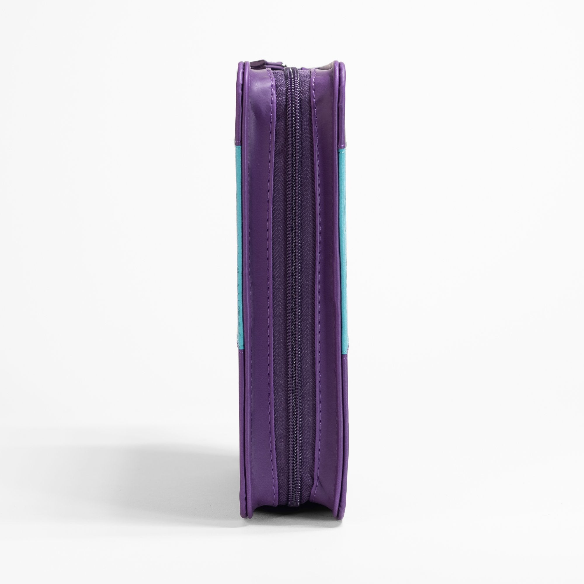 Divine Details: Bible Cover - Teal & Purple God Saw - Genesis 1:31