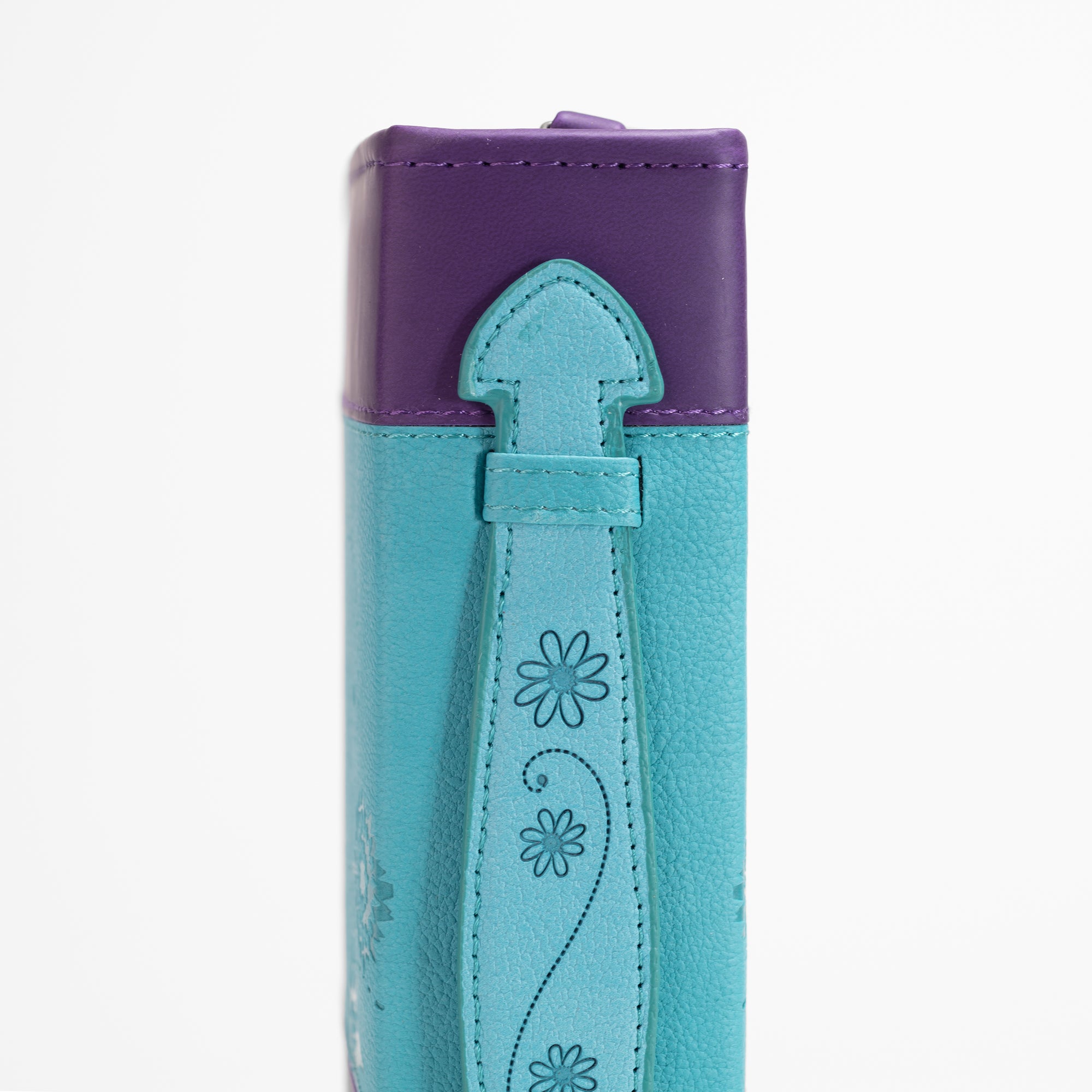 Divine Details: Bible Cover - Teal & Purple God Saw - Genesis 1:31