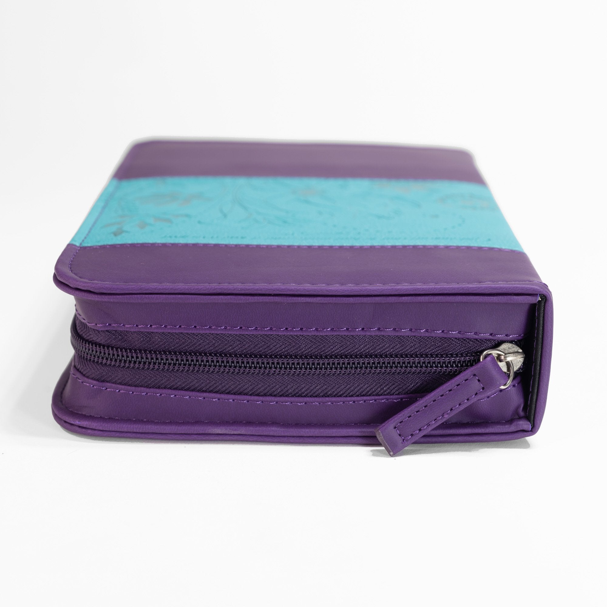 Divine Details: Bible Cover - Teal & Purple God Saw - Genesis 1:31