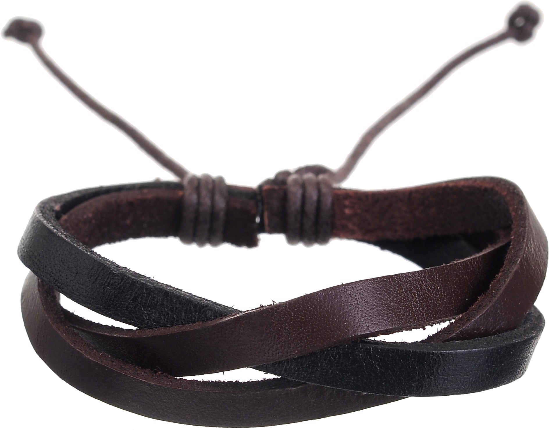 MM Leather Bracelets - Adjustable