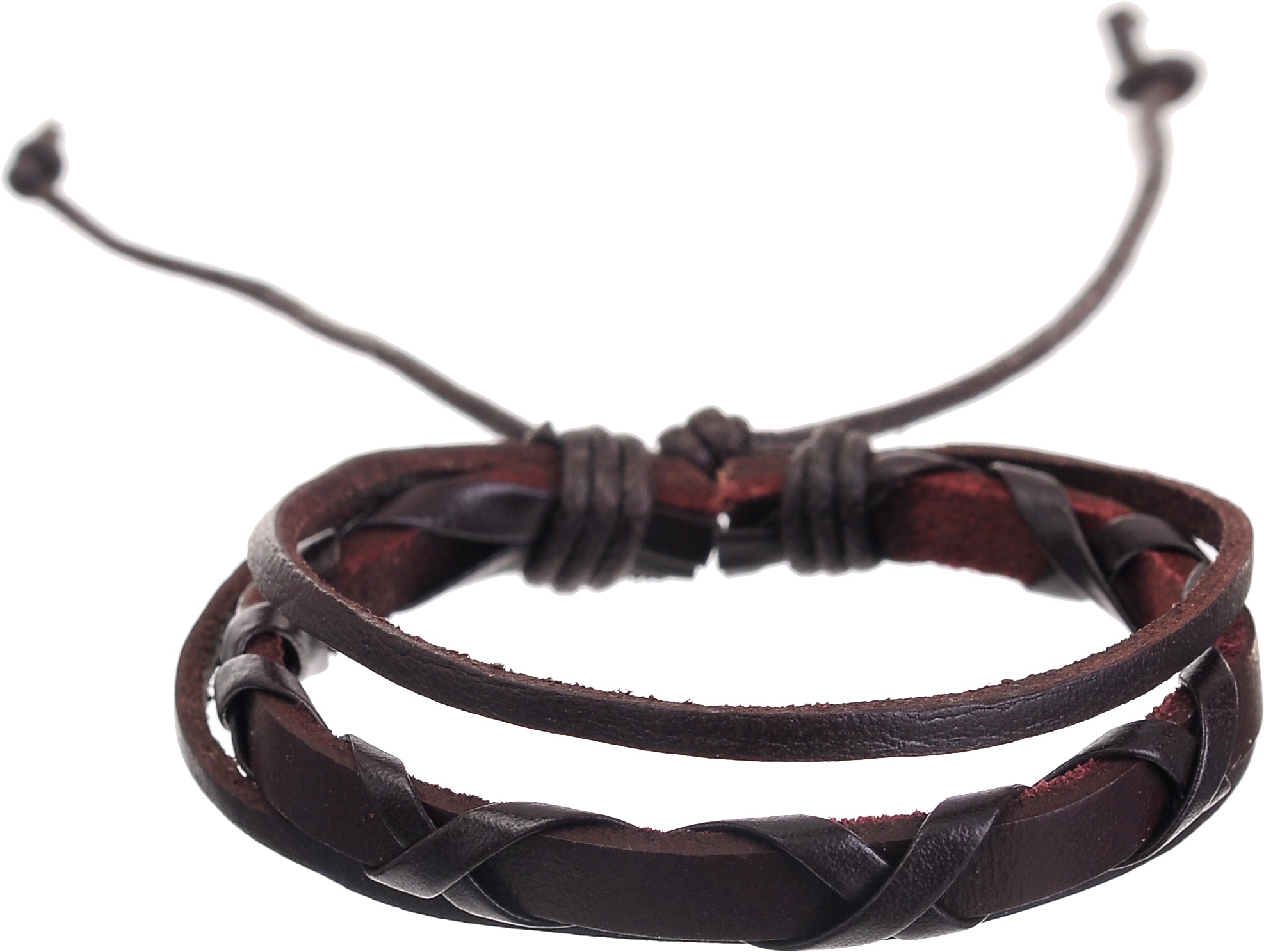 MM Leather Bracelets - Adjustable