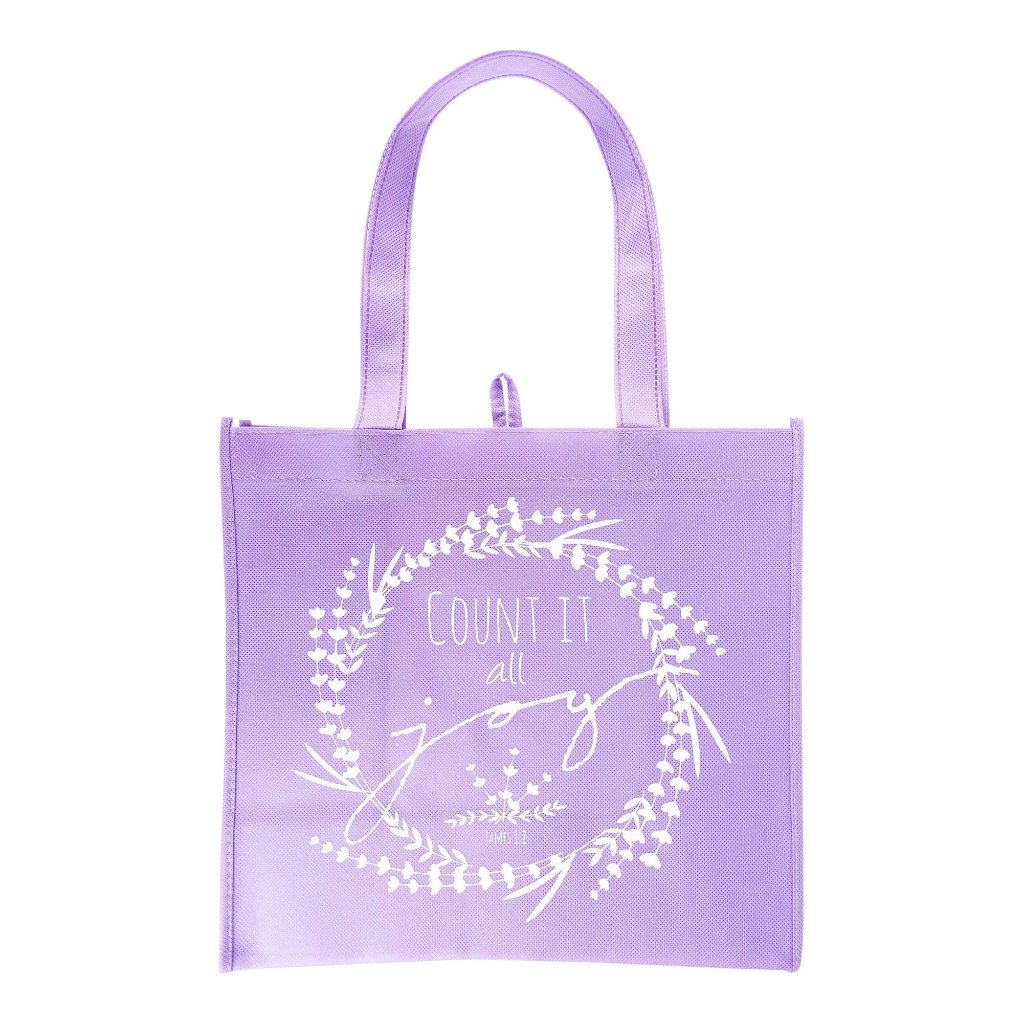 Eco Tote: Light Purple Count It