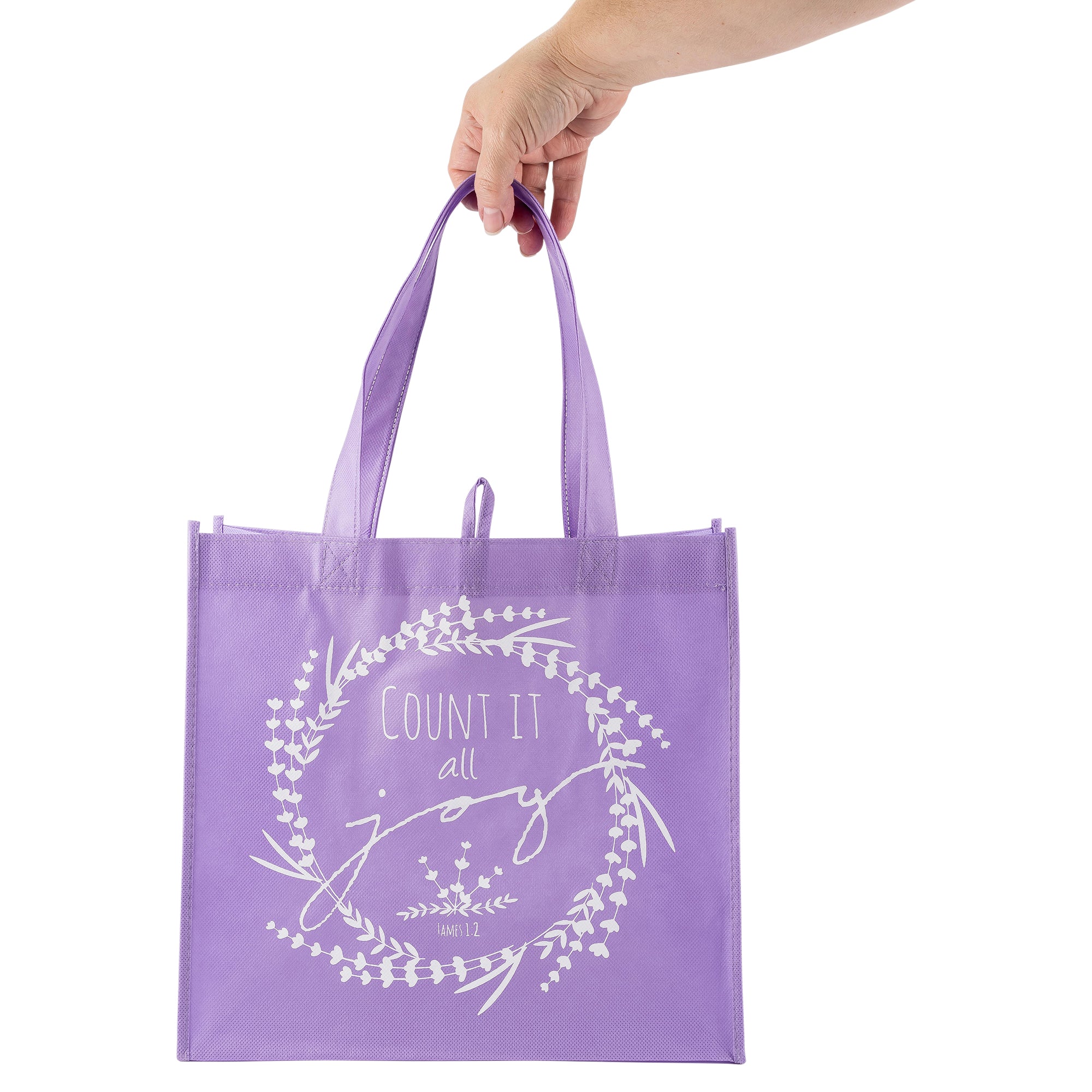 Eco Tote: Light Purple Count It