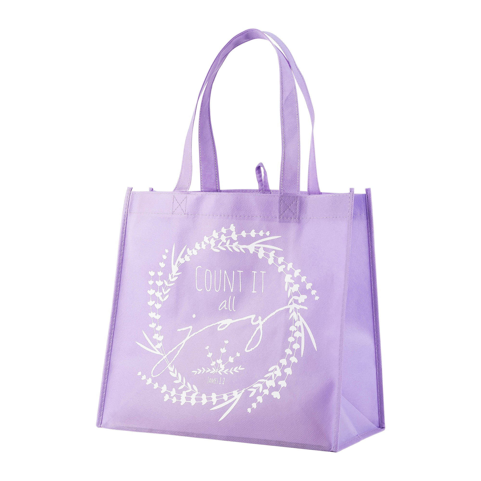 Eco Tote: Light Purple Count It