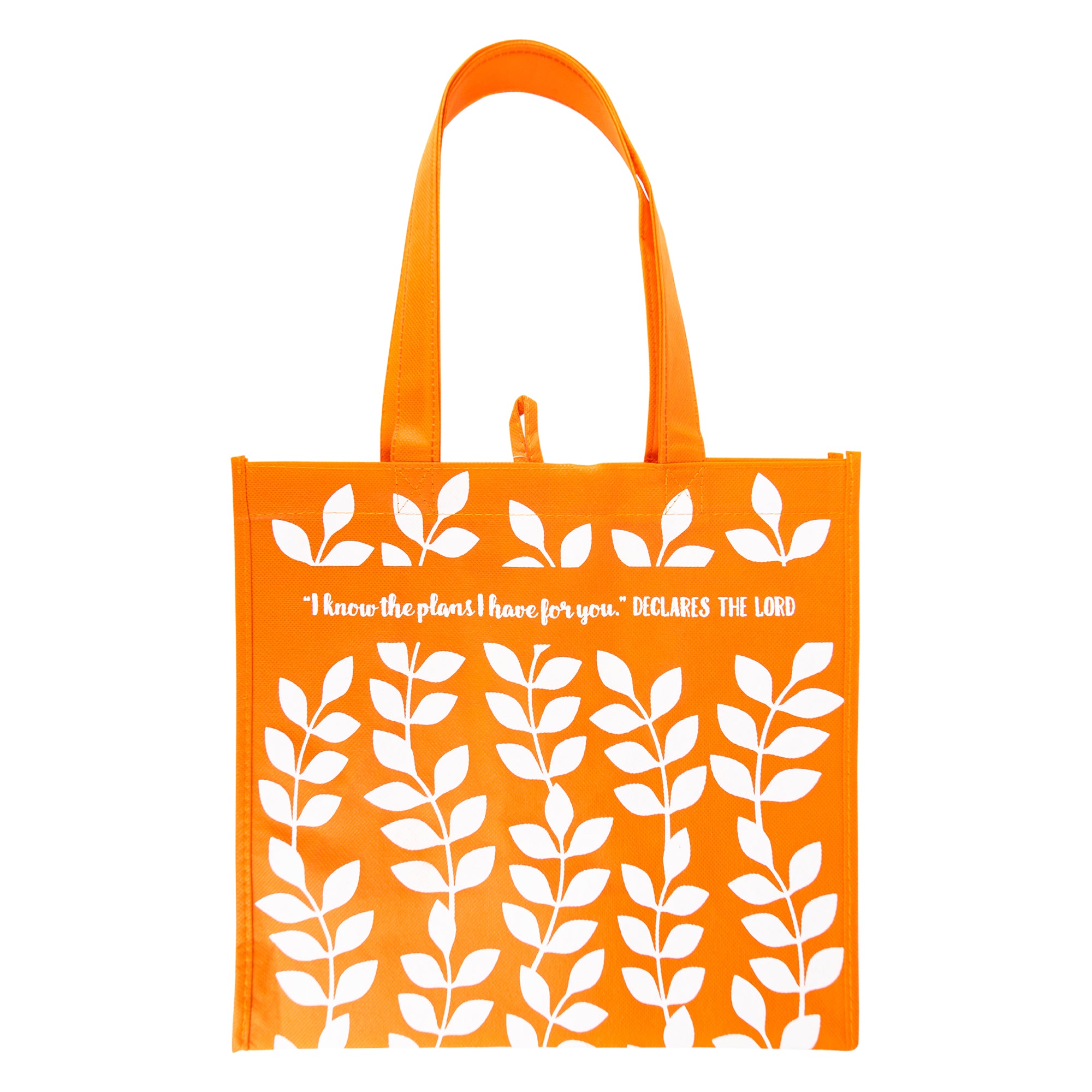 Eco Tote: Orange I Know The Plans