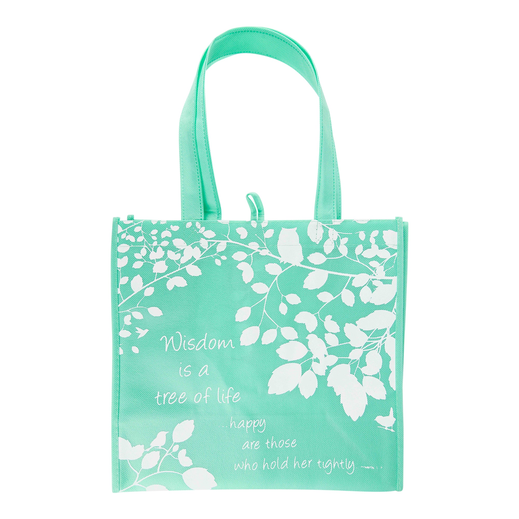 Eco Tote: Teal Wisdom