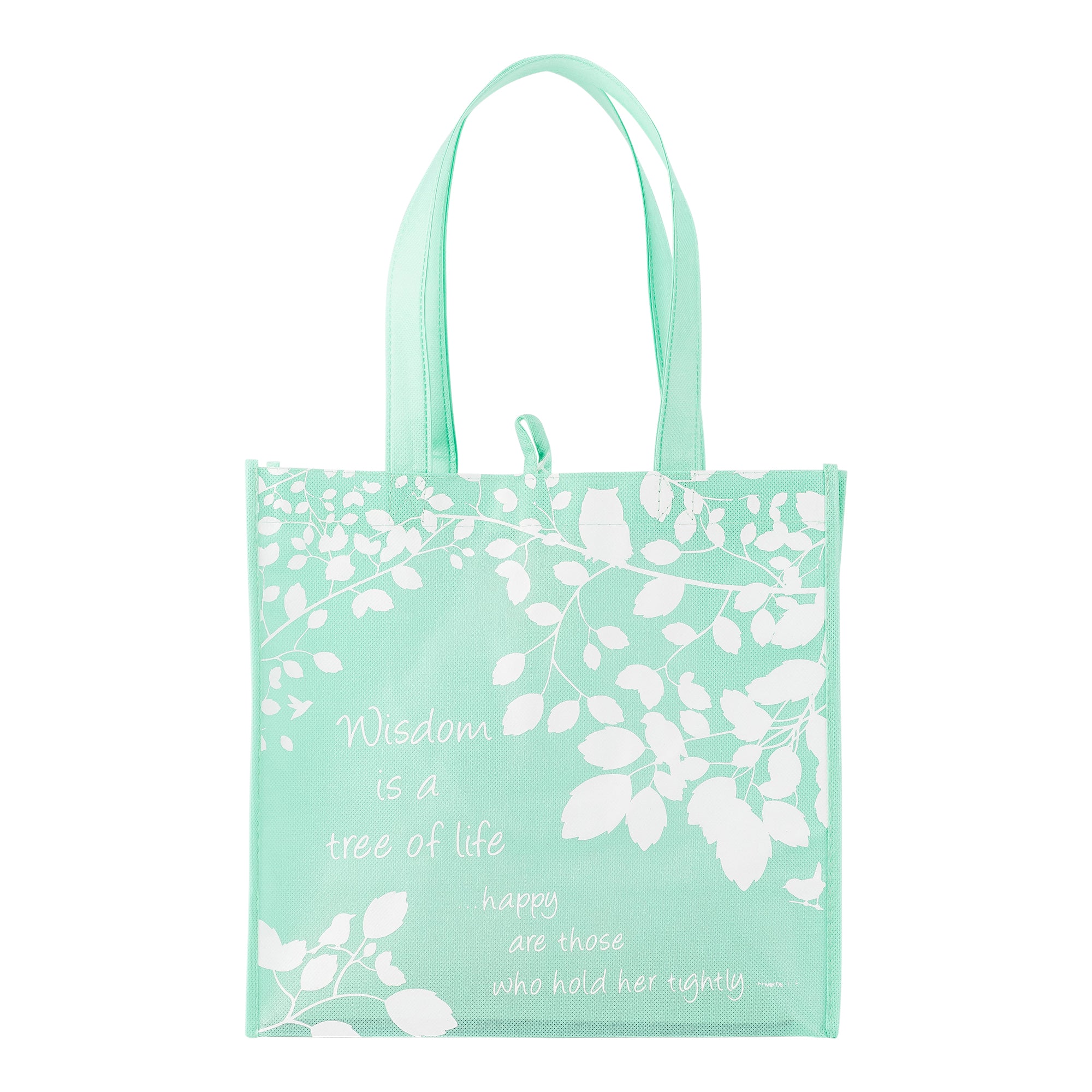 Eco Tote: Teal Wisdom