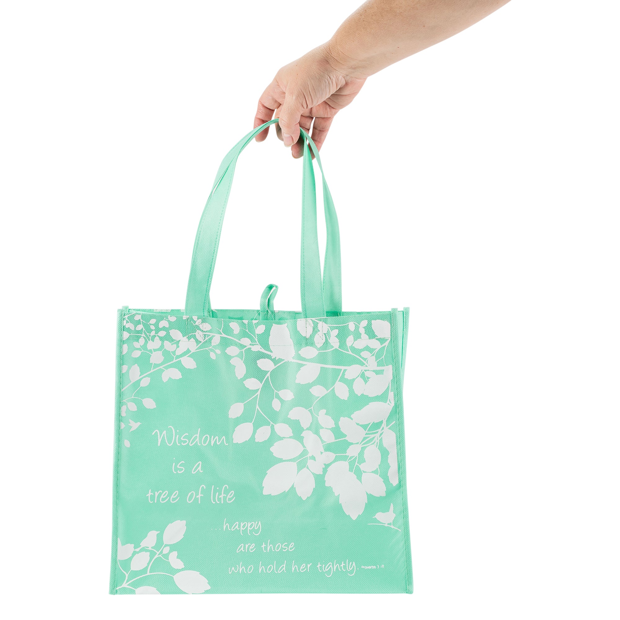 Eco Tote: Teal Wisdom
