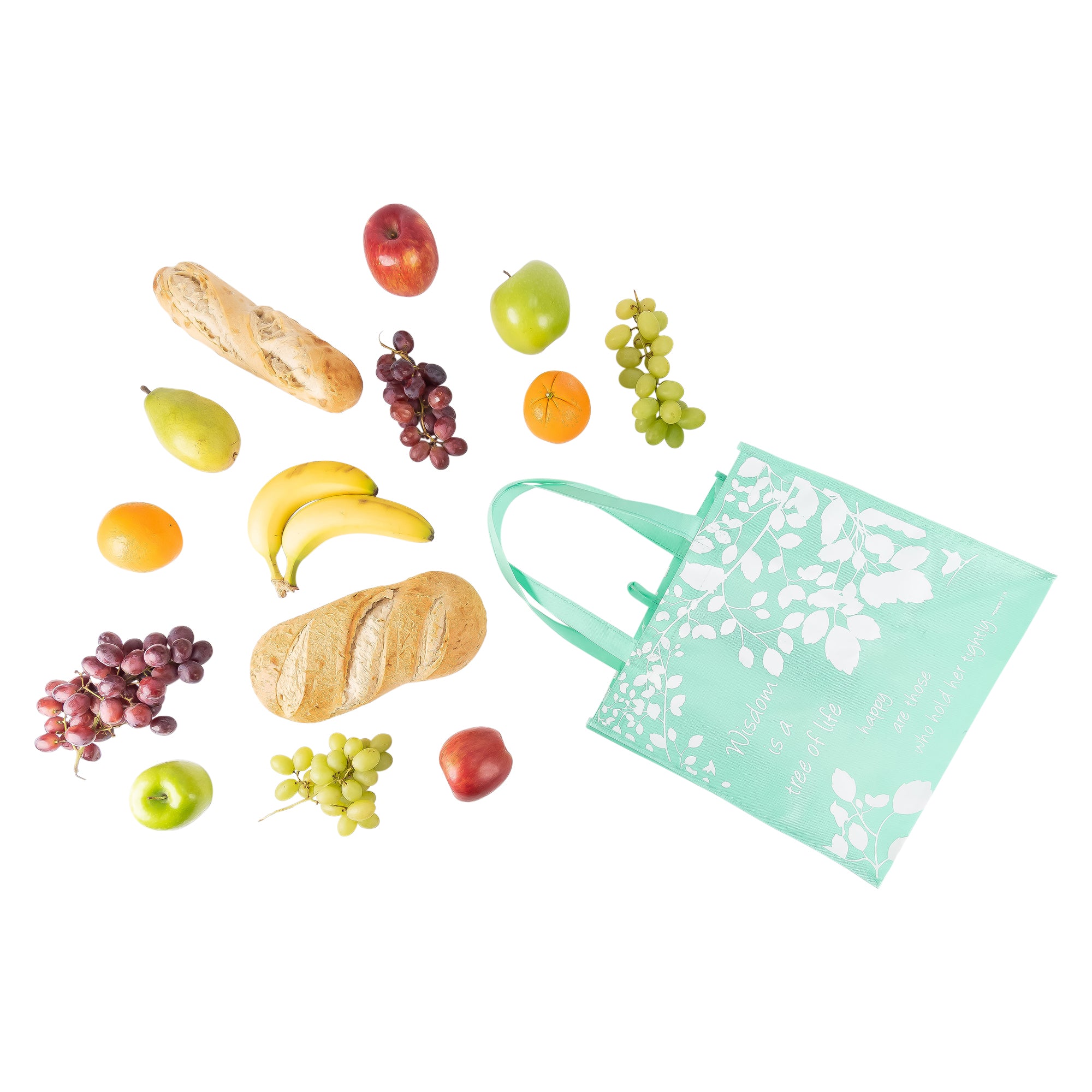 Eco Tote: Teal Wisdom