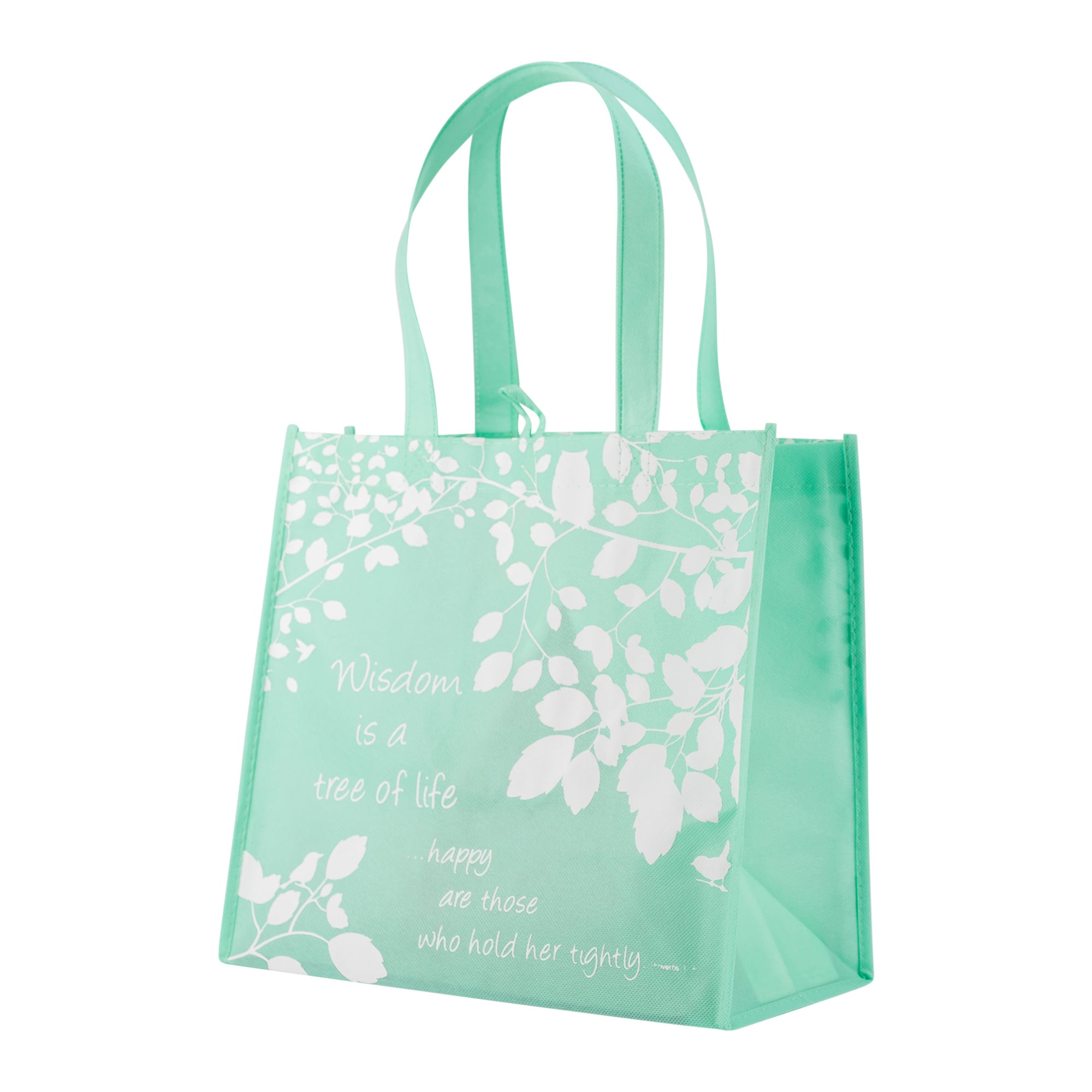Eco Tote: Teal Wisdom
