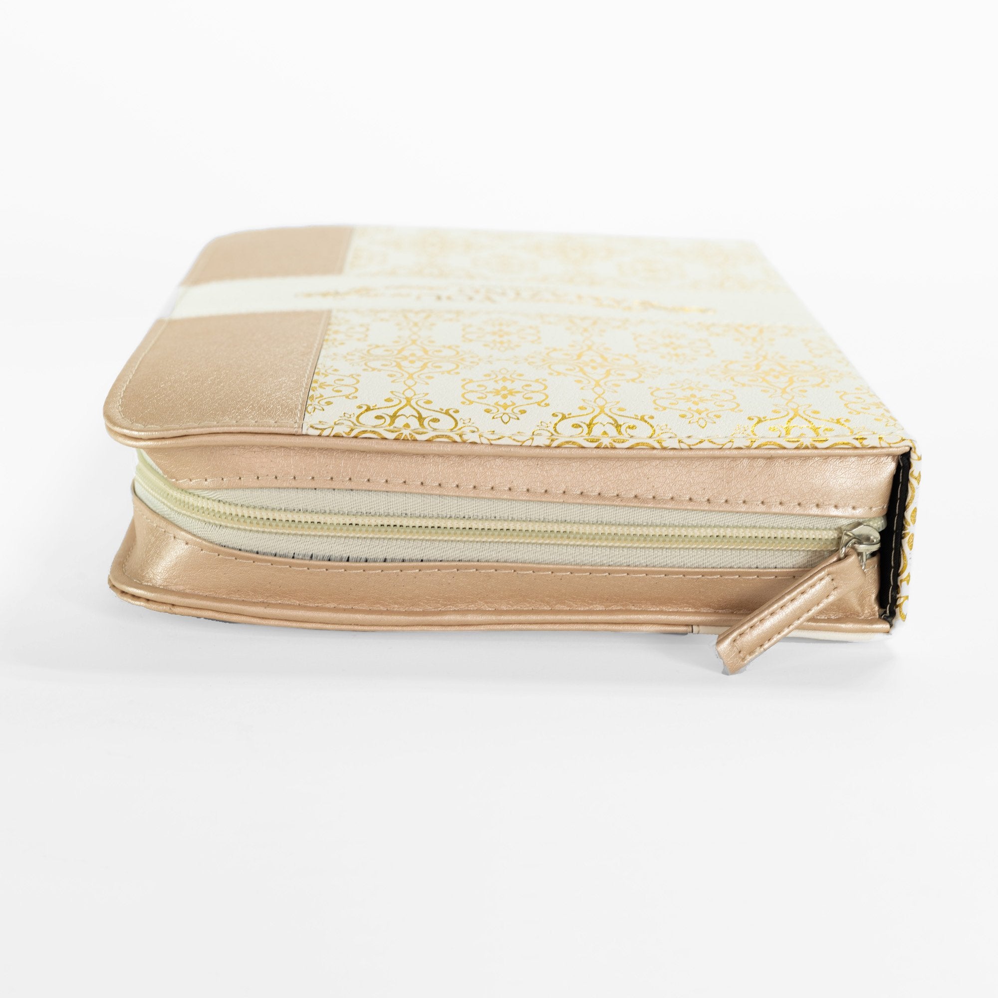 Divine Details: Bible Cover - Cream & Gold Amazing You - Ephesians 2:10