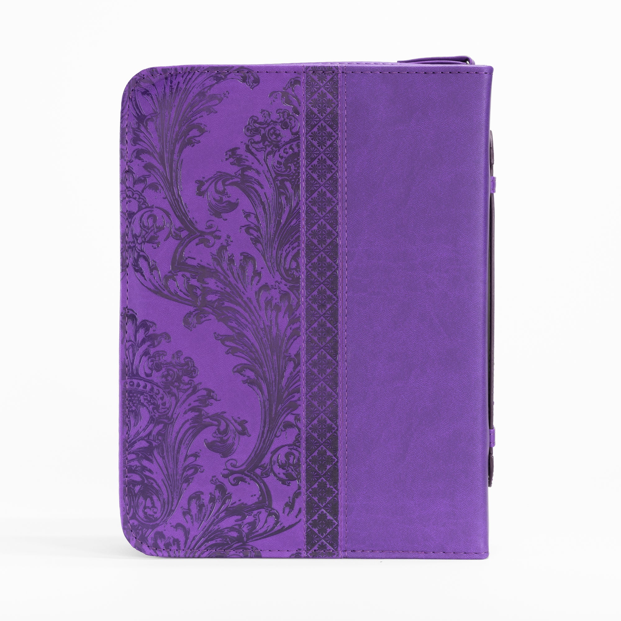 Divine Details: Bible Cover - Purple Faith - 2 Corinthians 5:7