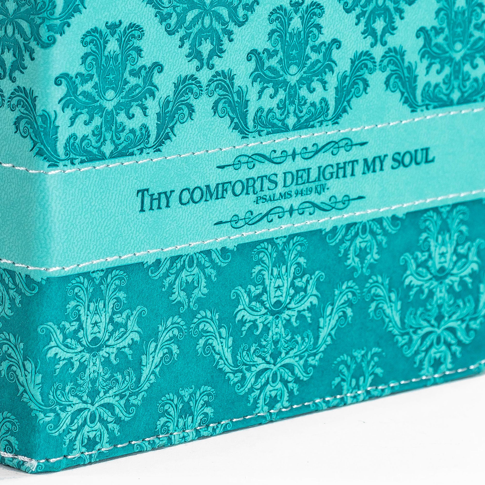 Divine Details: Zippered Journal Teal Green - Thy Comforts