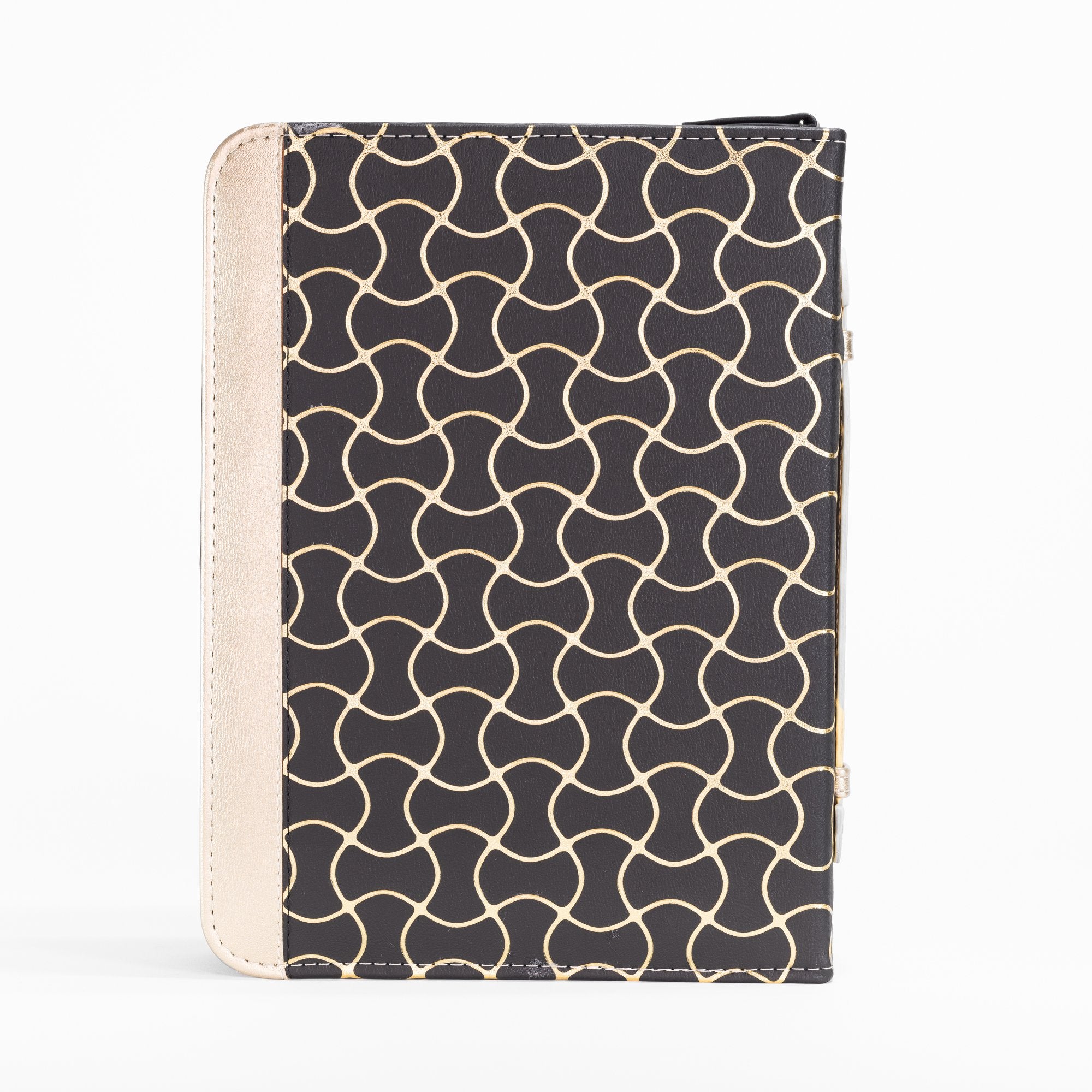 Divine Details: Bible Cover - Black And Gold Faith Love Amazing Grace