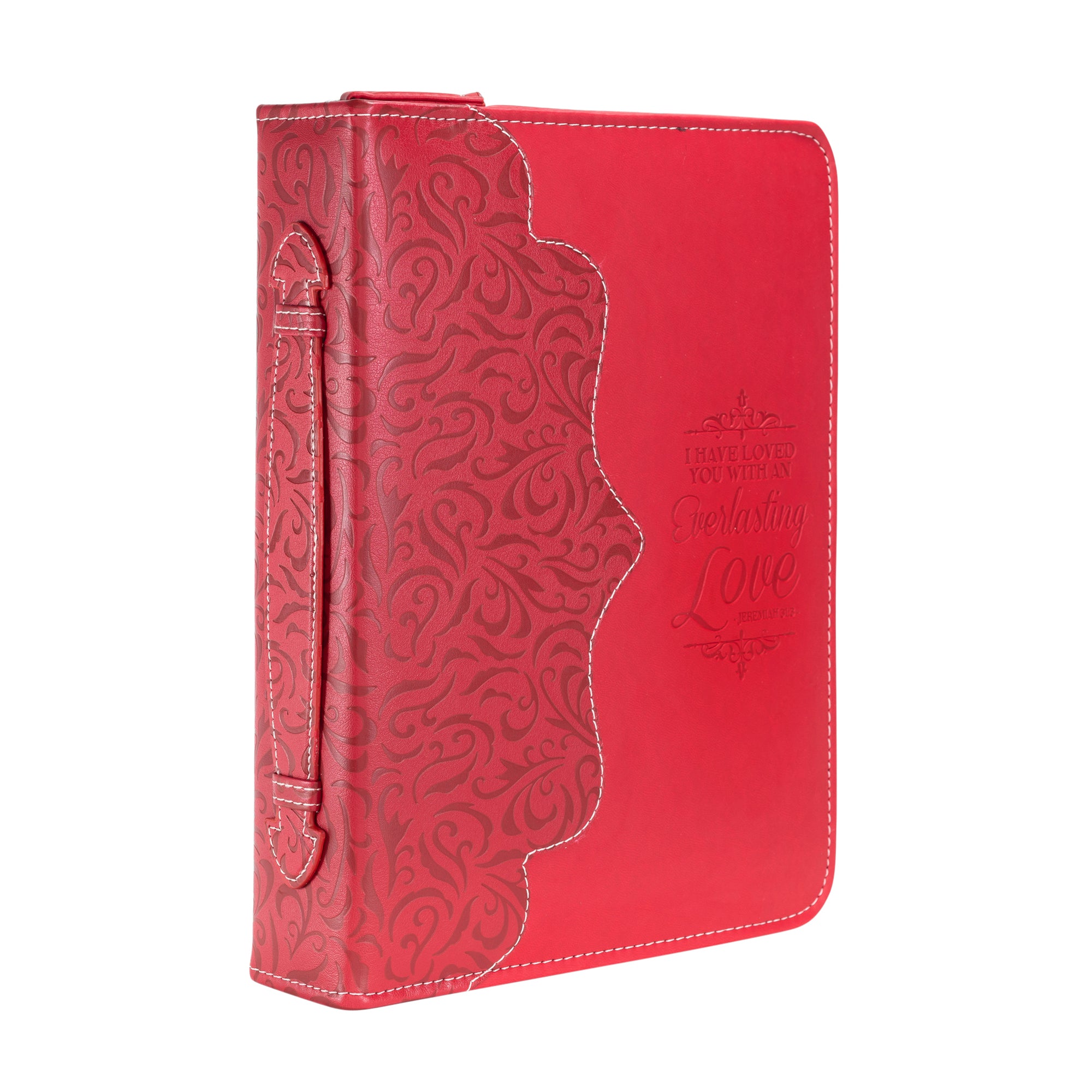 Divine Details: Bible Cover Red - Everlasting Love