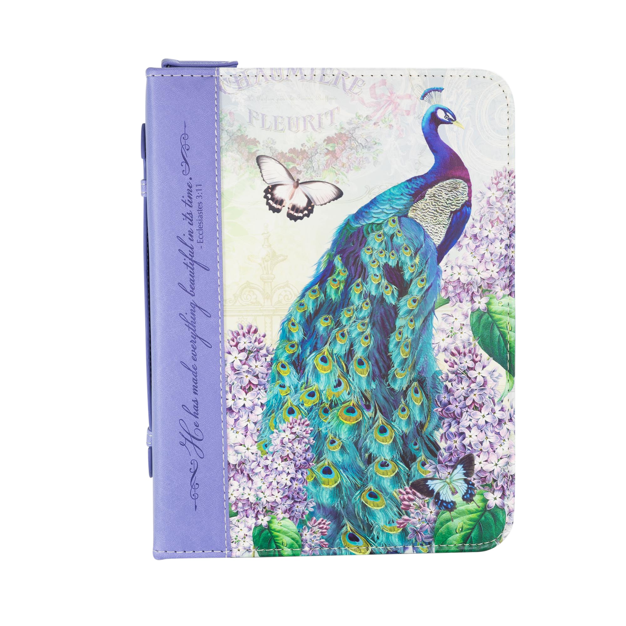 Divine Details: Bible Cover - Peacock - Ecclesiastes 3:11