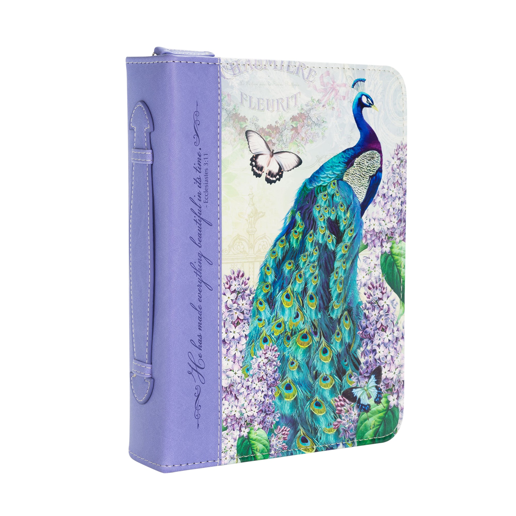 Divine Details: Bible Cover - Peacock - Ecclesiastes 3:11