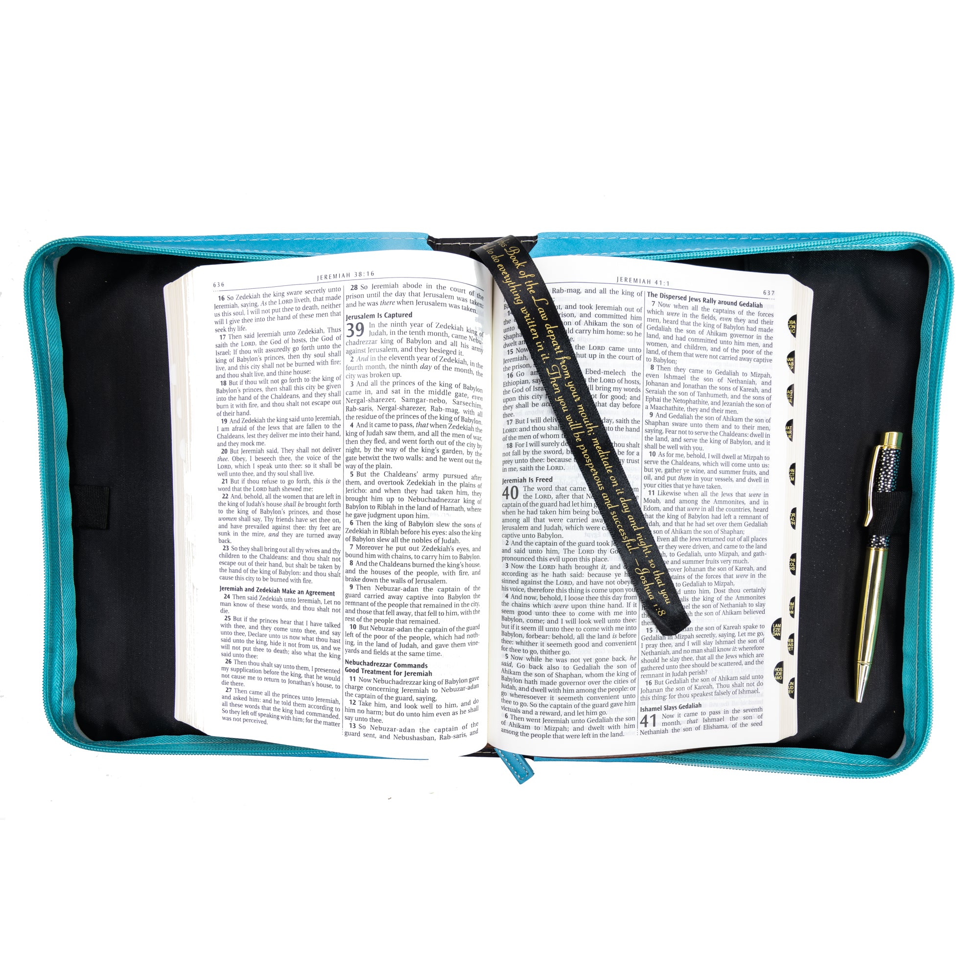 Divine Details: Bible Cover - Peacock Serenity Prayer