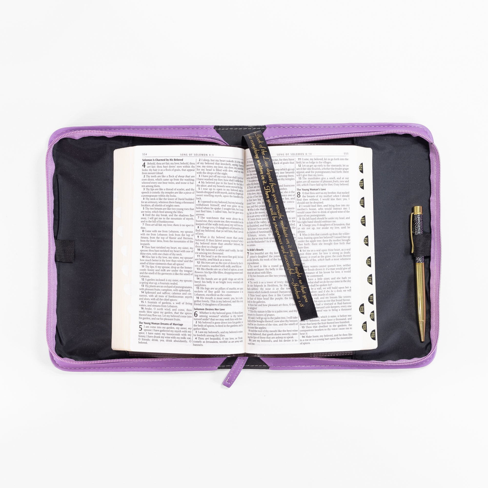 Divine Details: Purple Hydrangea Bible Cover