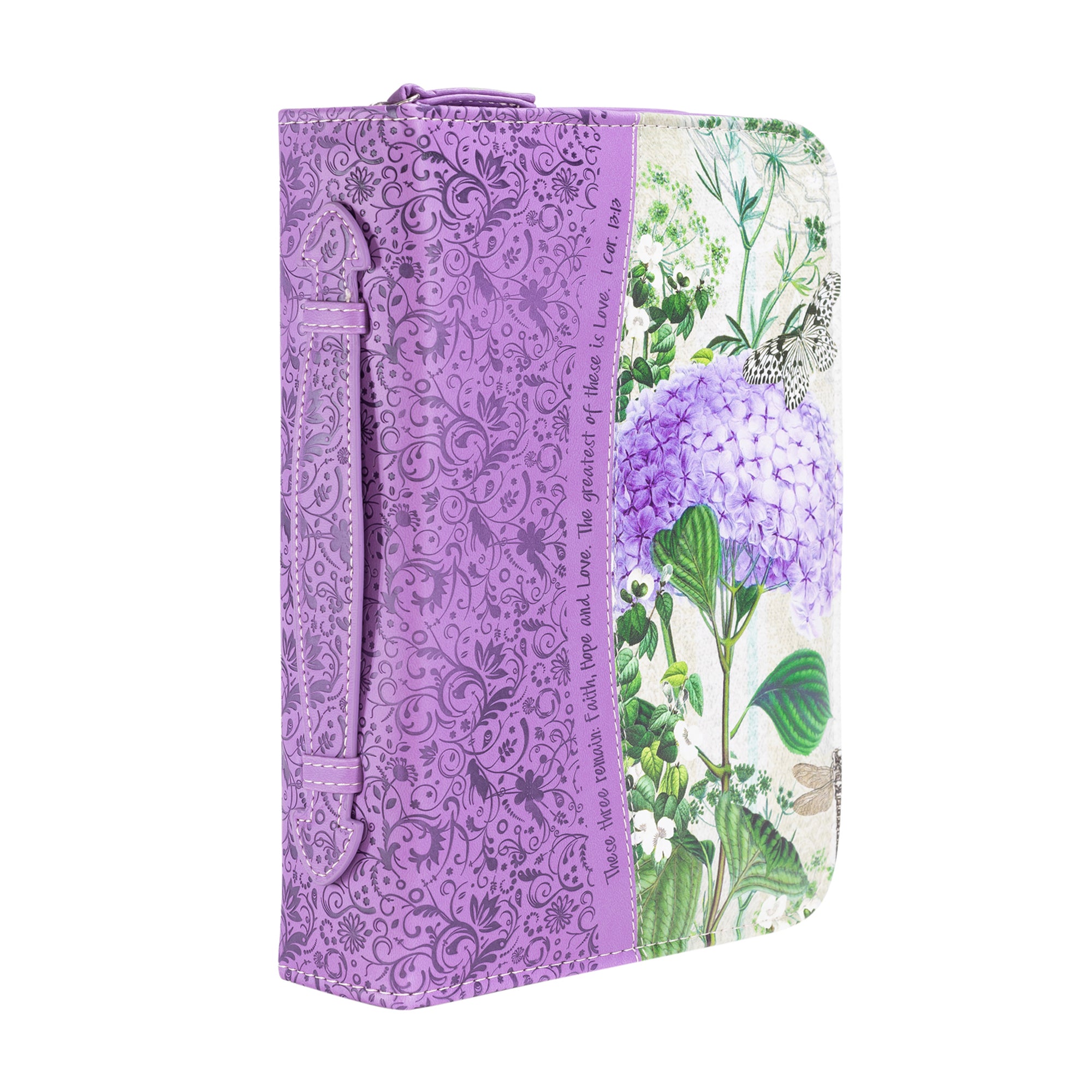 Divine Details: Purple Hydrangea Bible Cover