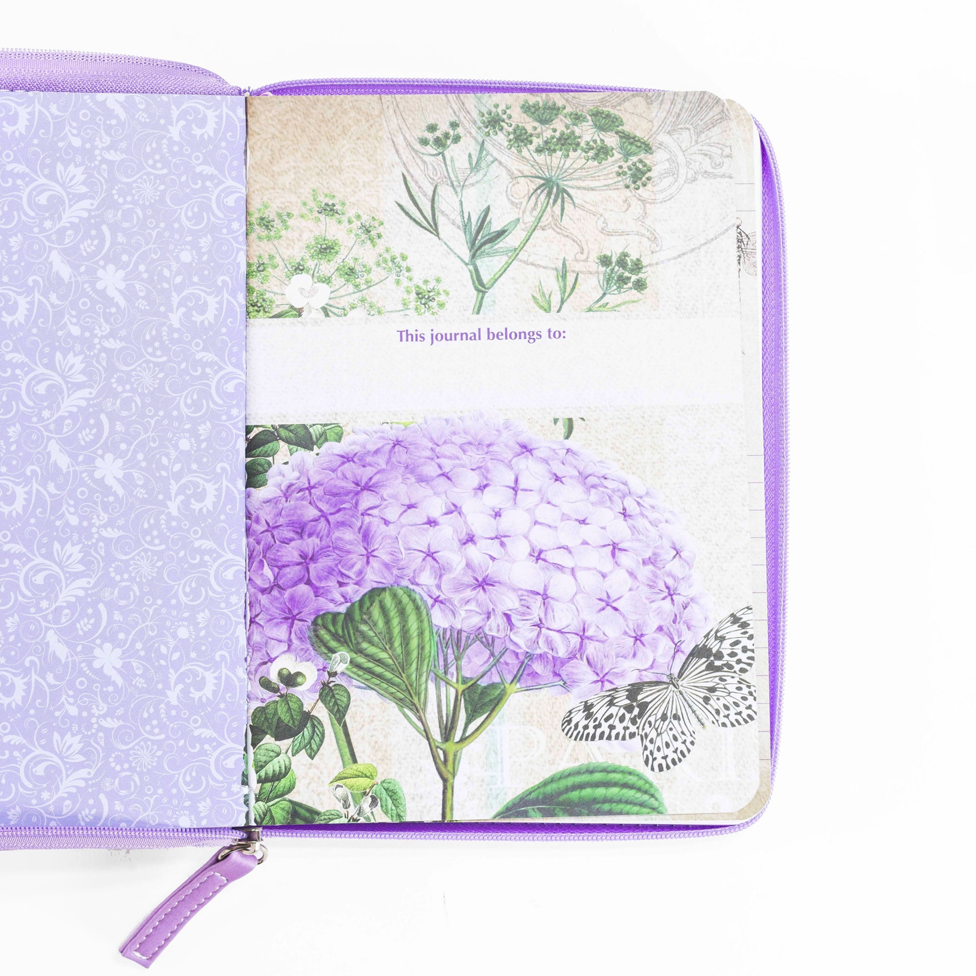 Divine Details: Purple Hydrangea Journal