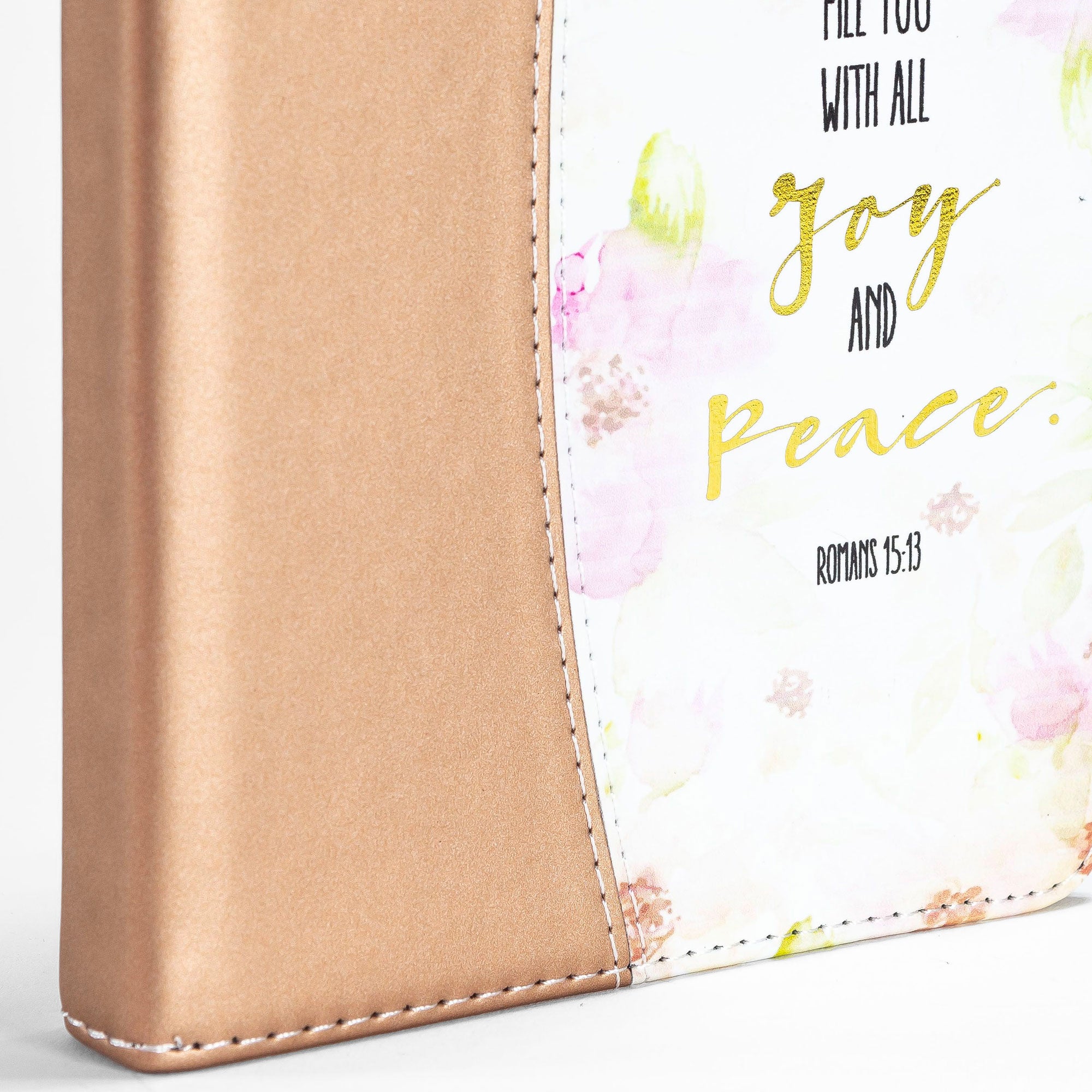 Divine Details: Peach Flowers Journal