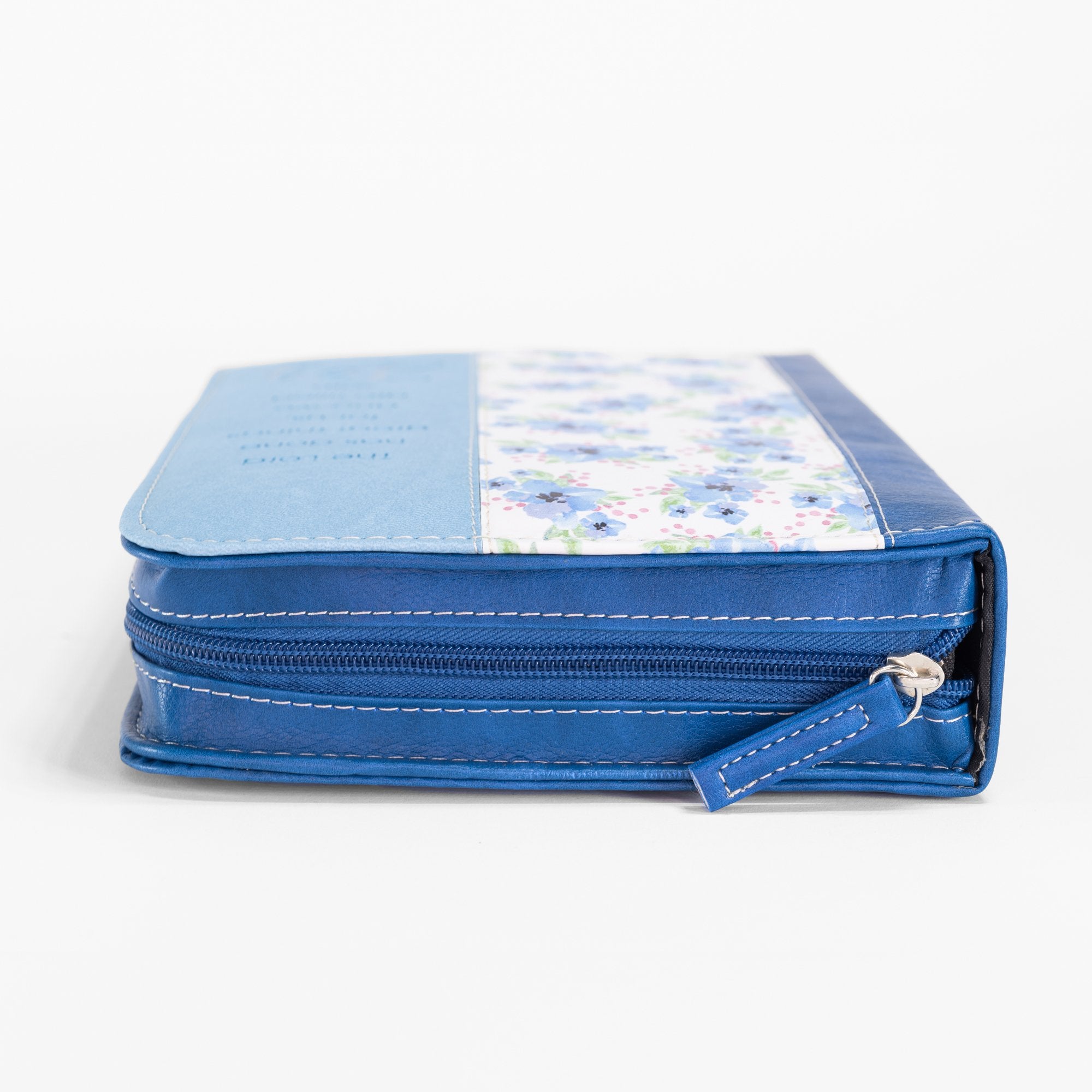 Devine Details Blue Flower Bible Cover