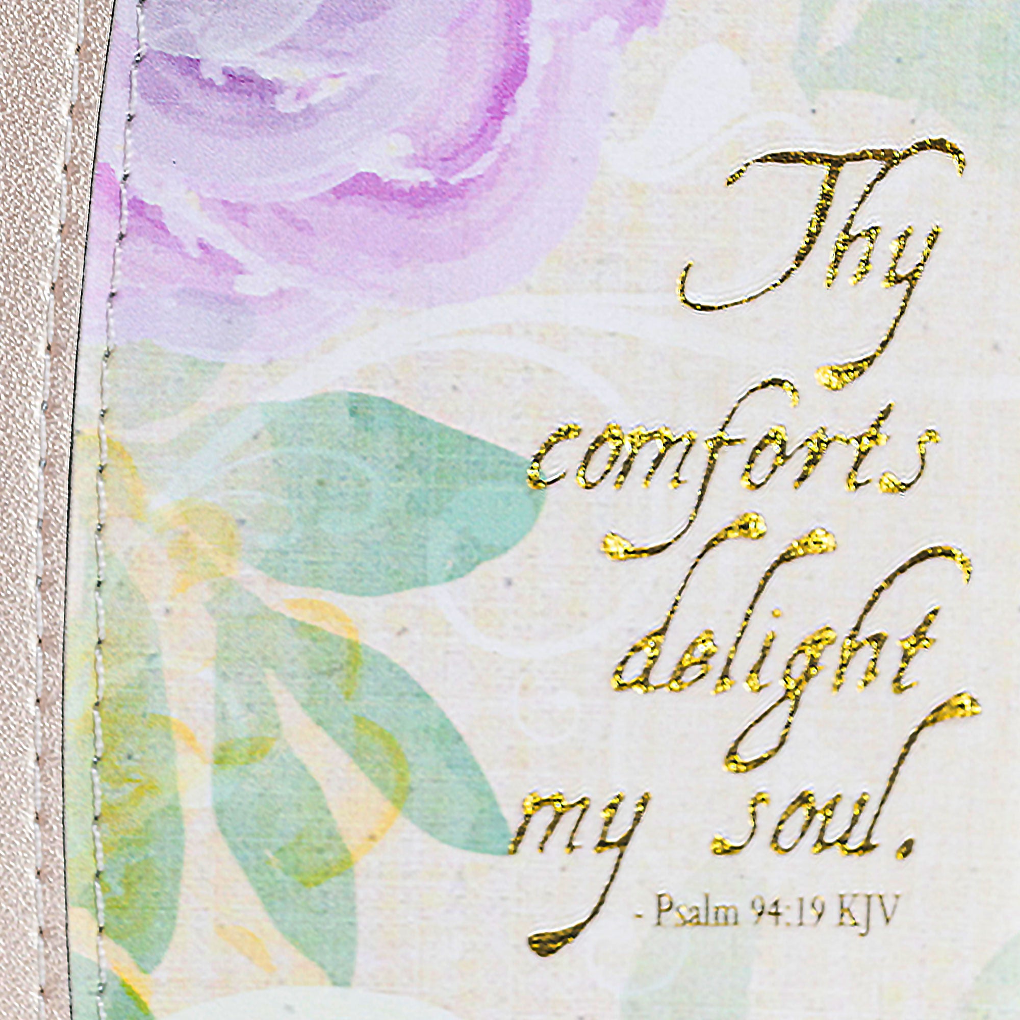 Divine Details: Zippered Journal - Thy Comforts