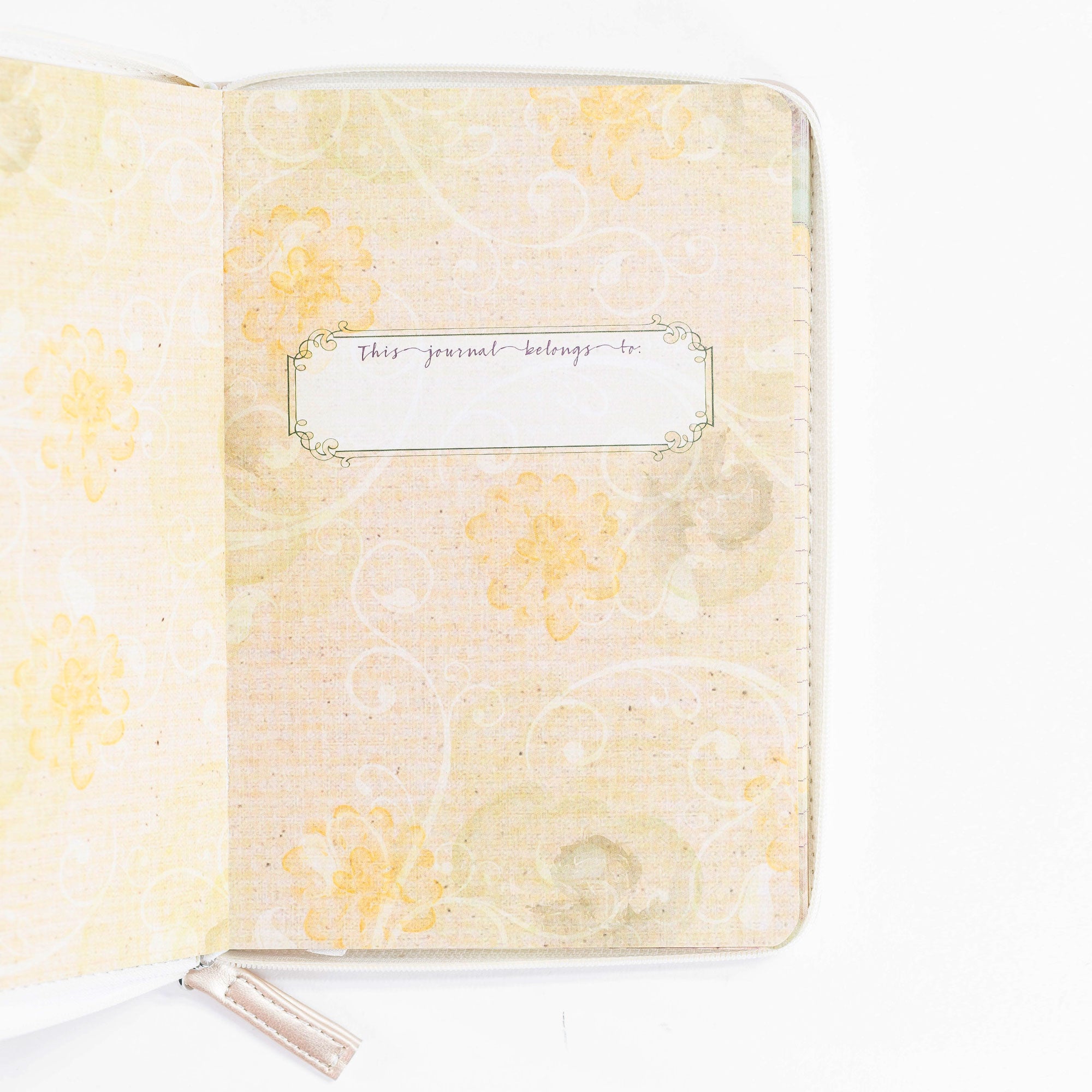 Divine Details: Zippered Journal - Thy Comforts