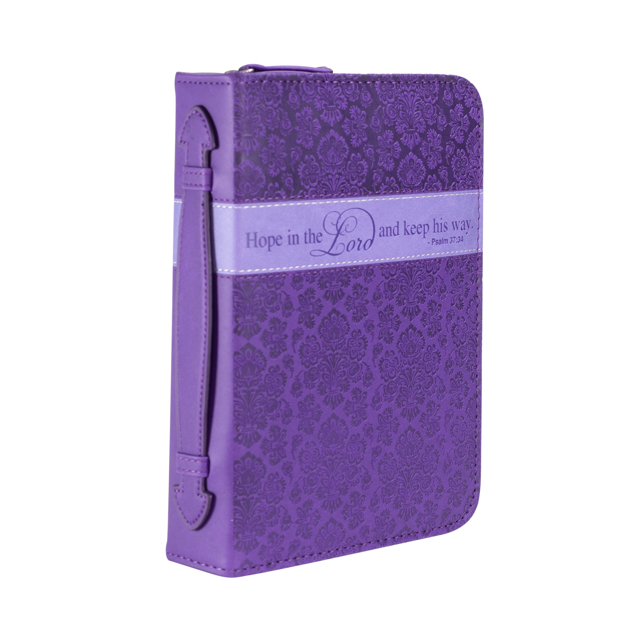 Divine Details: Bible Cover Purple - Hope In The Lord