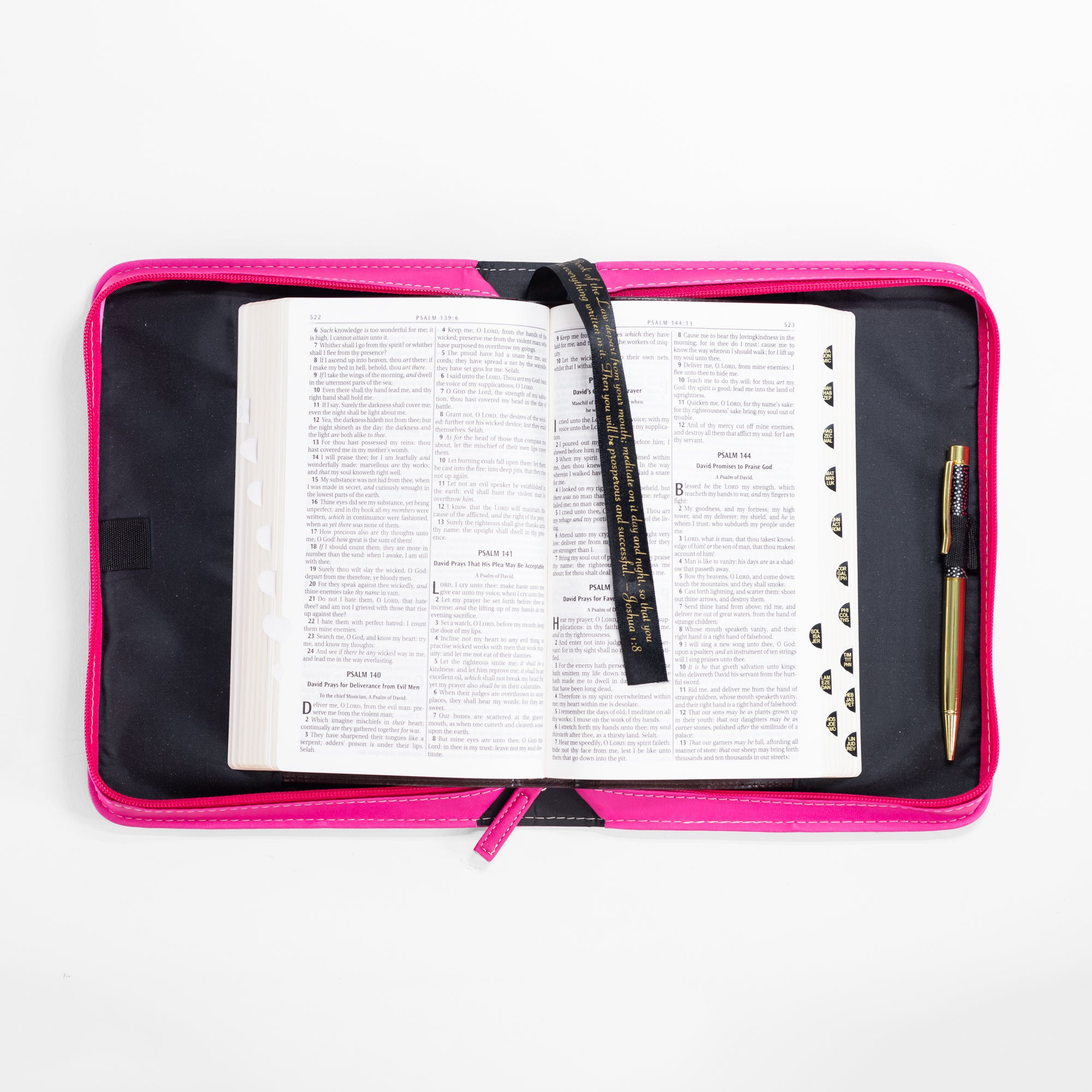 Divine Details: Bible Cover Pink - Daisy Filled W/Joy