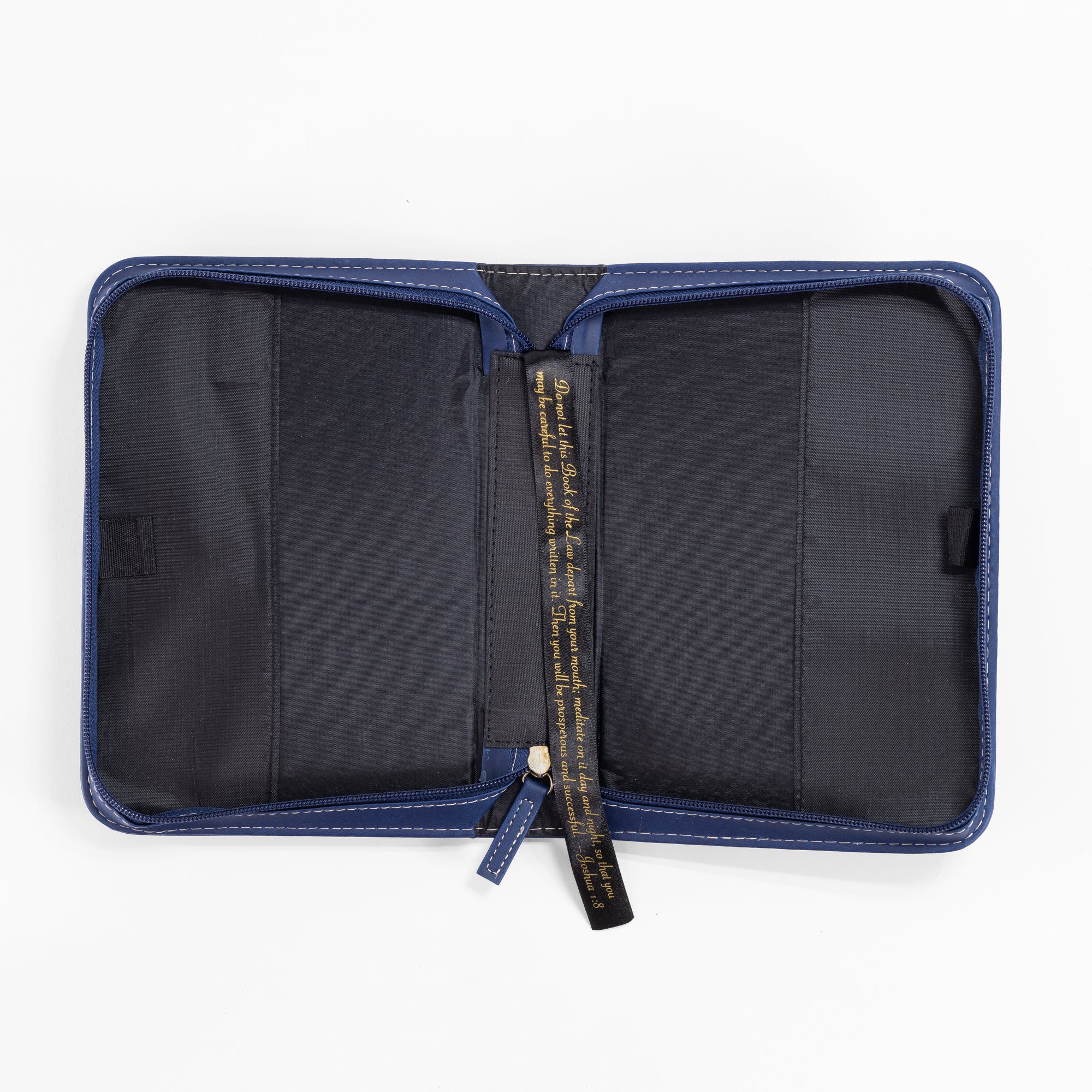 Divine Details: Navy Blue Flying Eagle Bible Cover