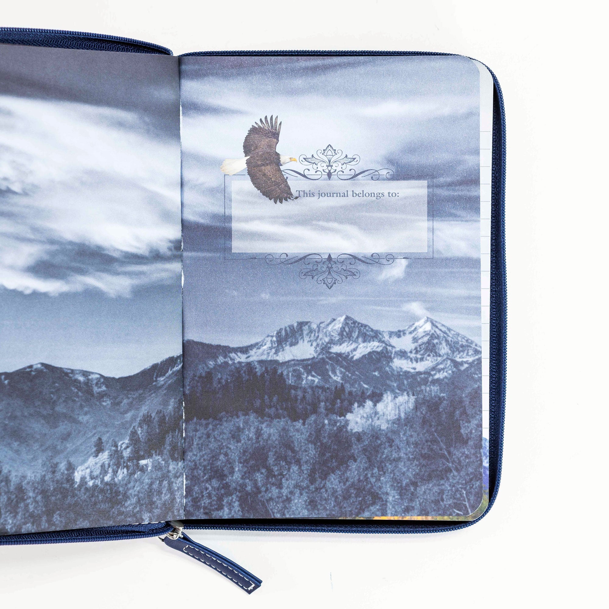 Divine Details: Navy Blue Flying Eagle Journal