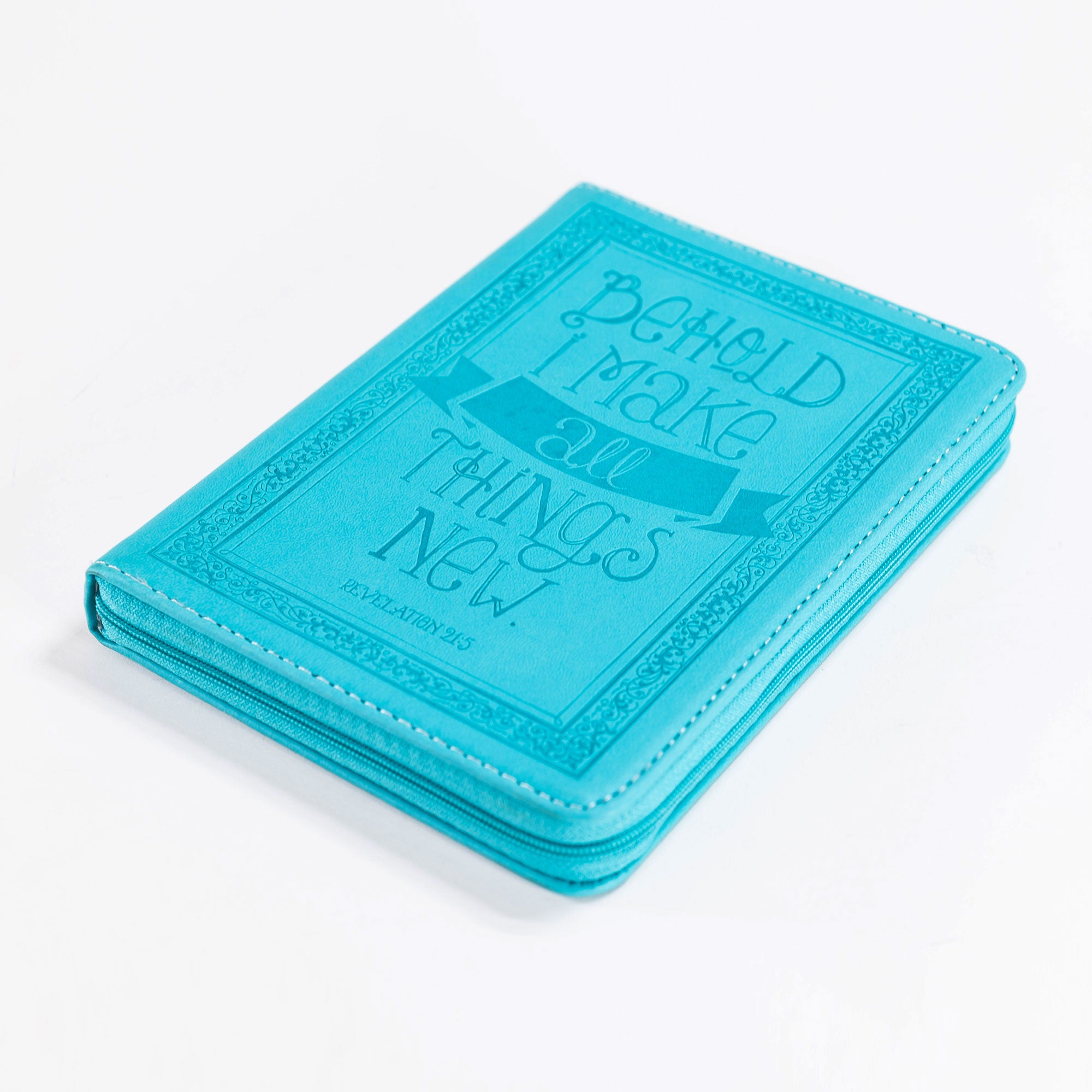 Divine Details: Journal Teal Behold I Make All Things New