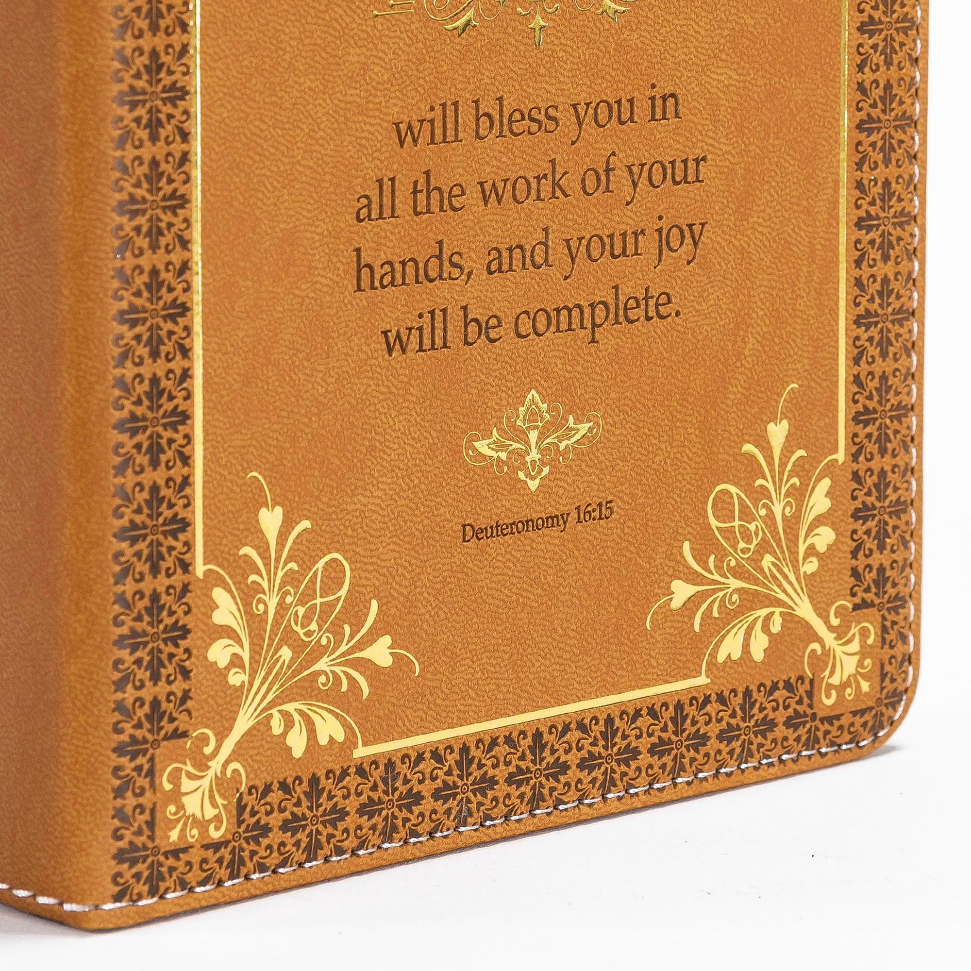 Divine Details: Journal Brown And Gold Deuteronomy