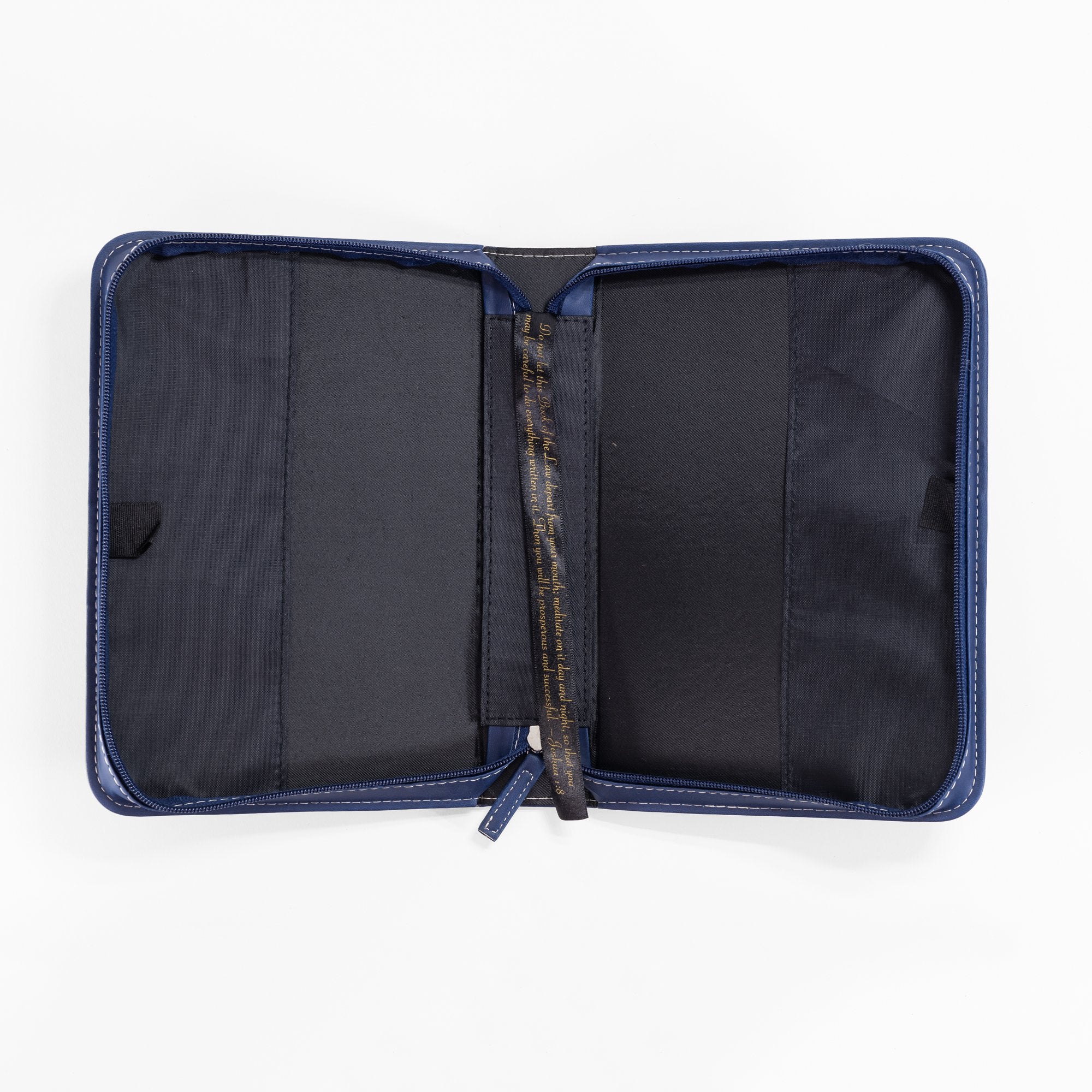 Divine Details: Bible Cover Navy Blue - Flying Compass Rose