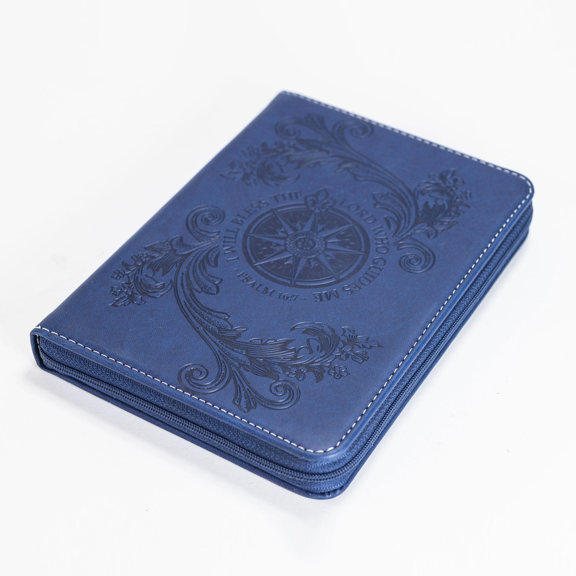 Divine Details: Journal Navy Blue Flying Compass Rose Bible