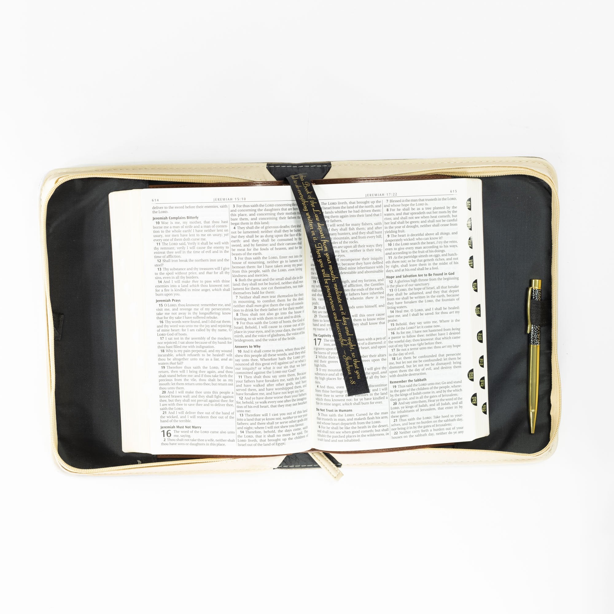 Divine Details: Bible Cover - Brown Refuge - Psalm 91:4